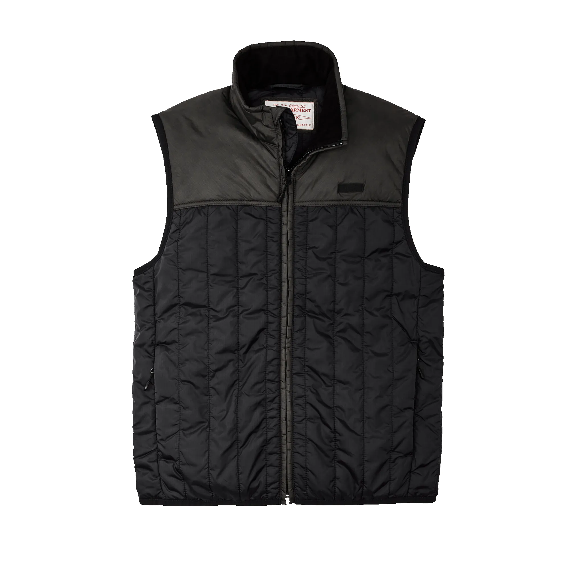 Ultralight Vest - Black / Olive Gray sold by Filson