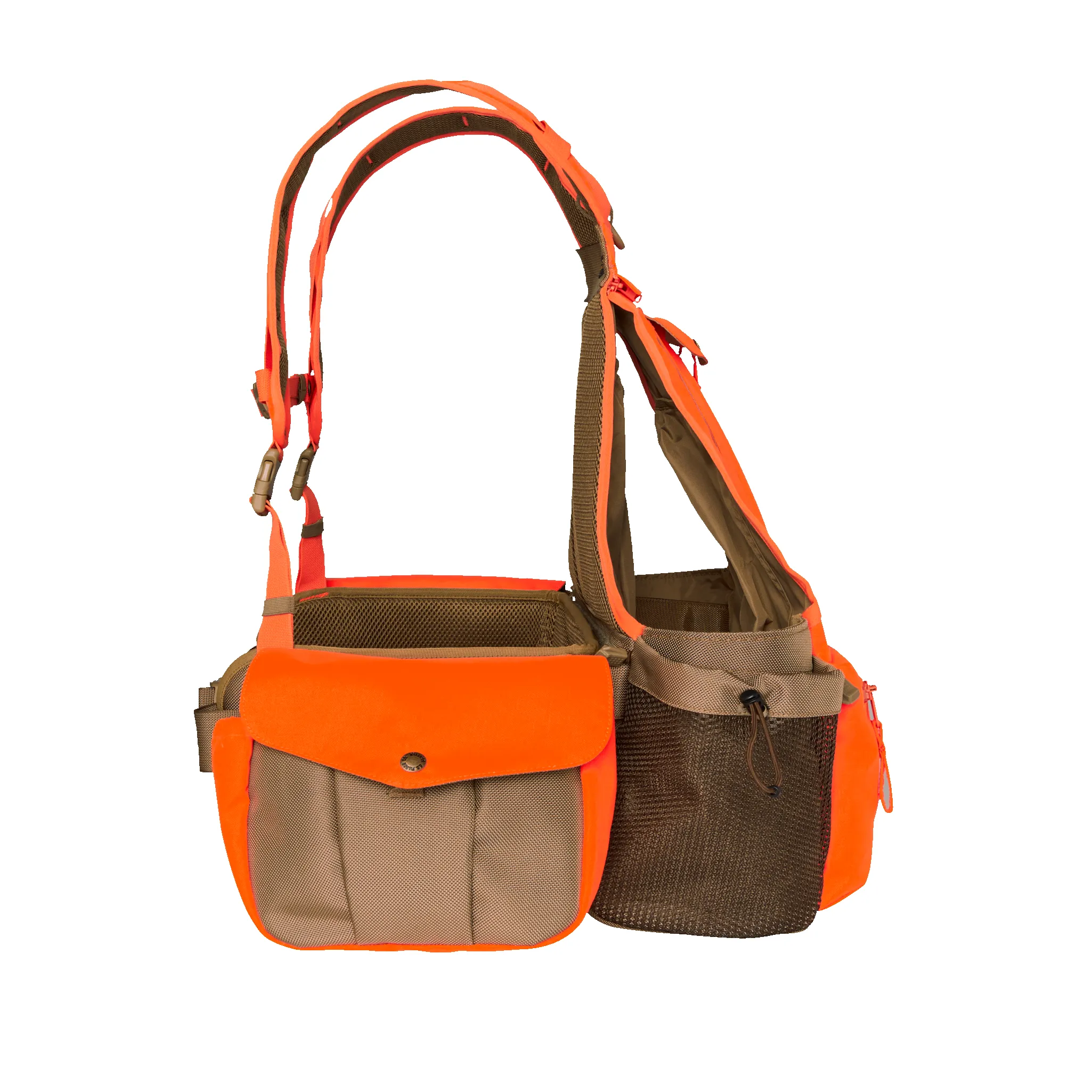 Upland Guide Strap Vest - Dark Tan / Blaze Orange sold by Filson product image thumbnail 3