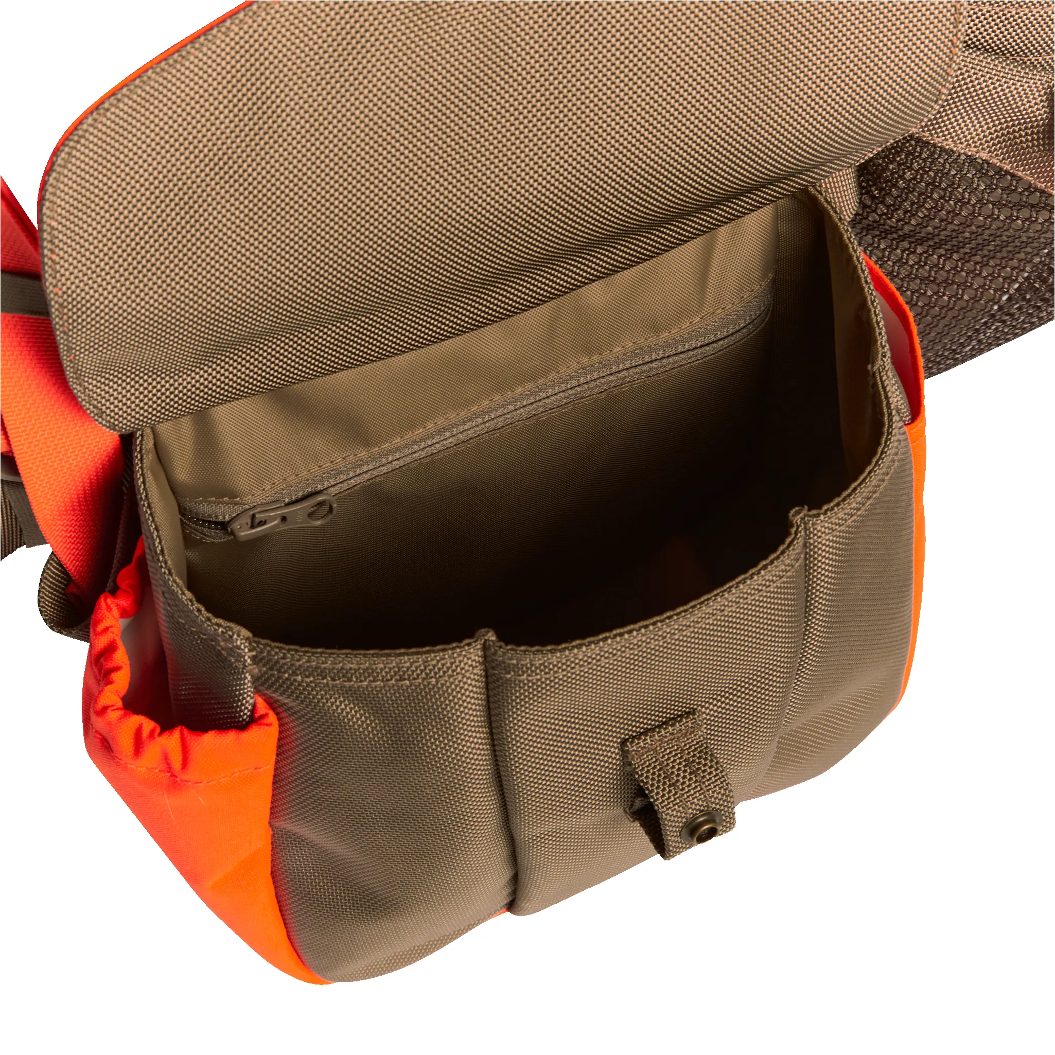 Upland Guide Strap Vest - Dark Tan / Blaze Orange sold by Filson product image thumbnail 4