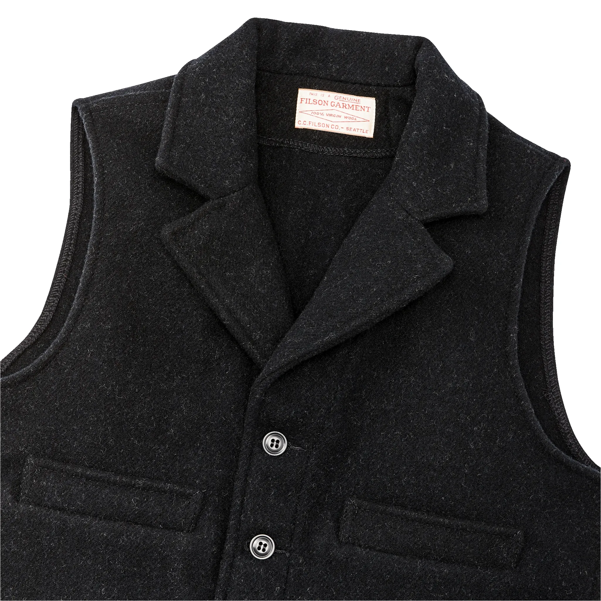 Western Vest - Charcoal sold by Filson product image thumbnail 4