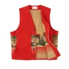 Jacquard Wool Vest - Red / Khaki / Forest Multi sold by Filson