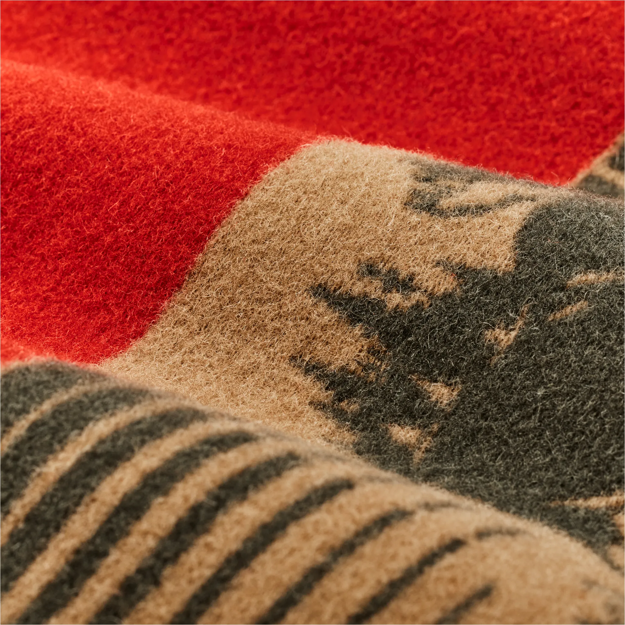 Jacquard Wool Vest - Red / Khaki / Forest Multi sold by Filson product image thumbnail 5