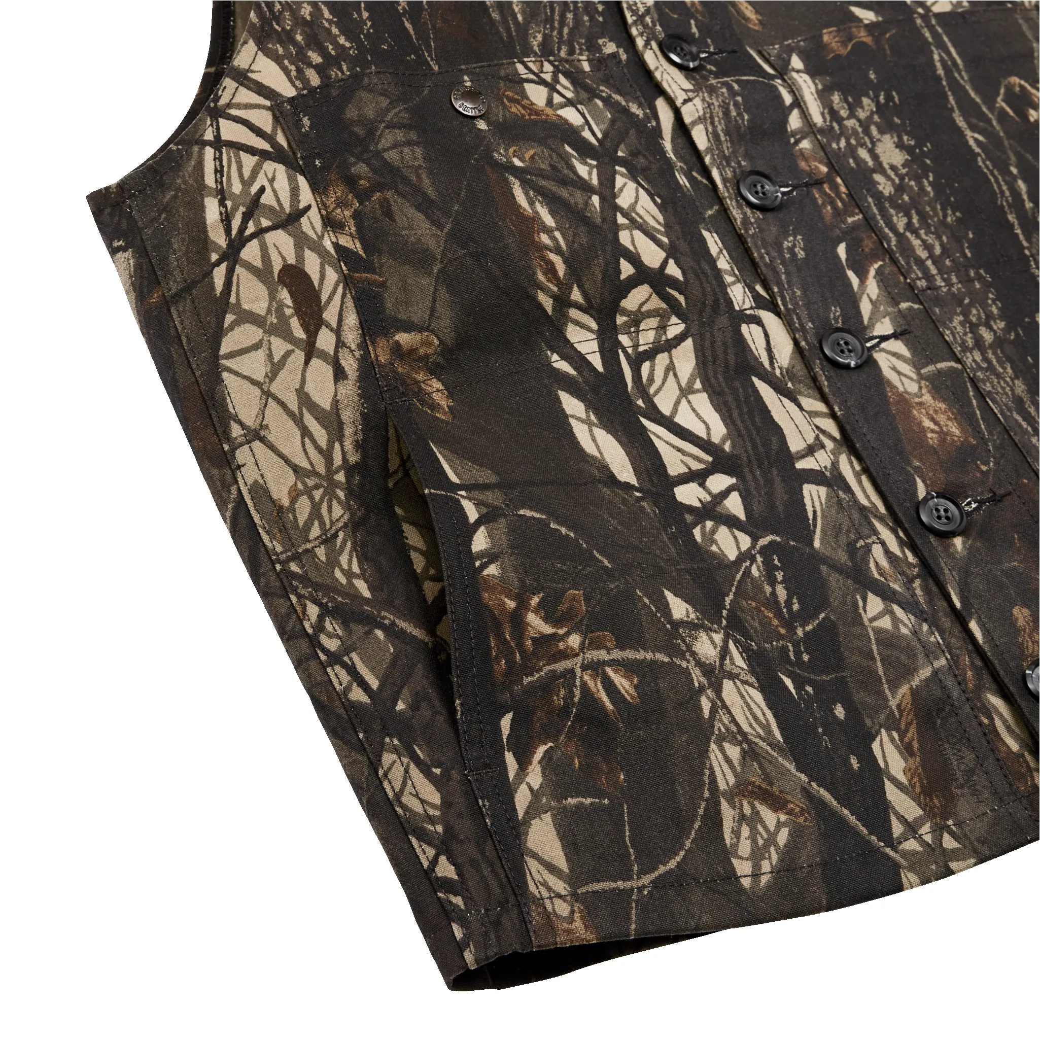 Oil Tin Cloth Vest - Realtree Hardwoods Camo sold by Filson product image thumbnail 3