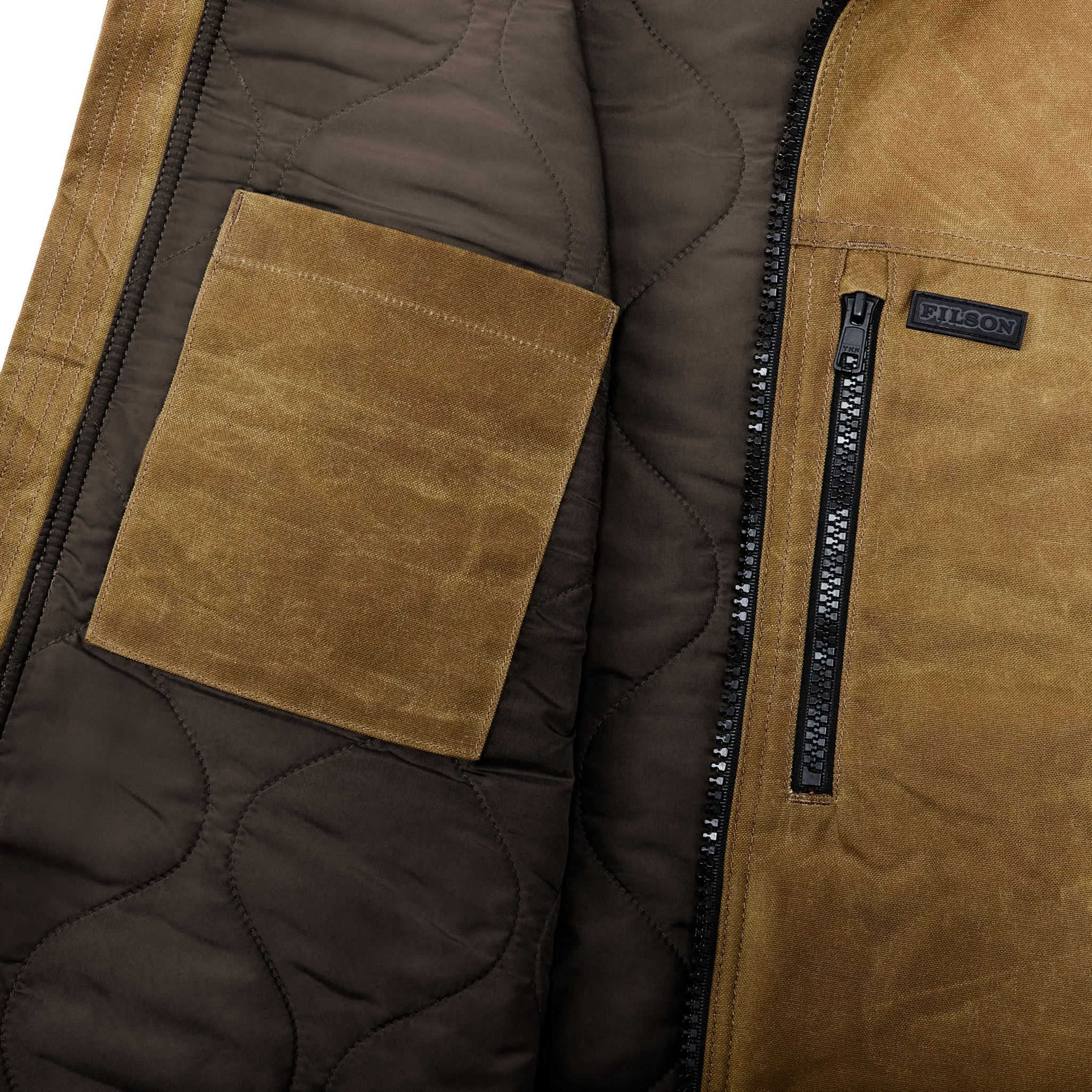 Tin Cloth Primaloft® Vest - Dark Tan 2 sold by Filson product image thumbnail 5