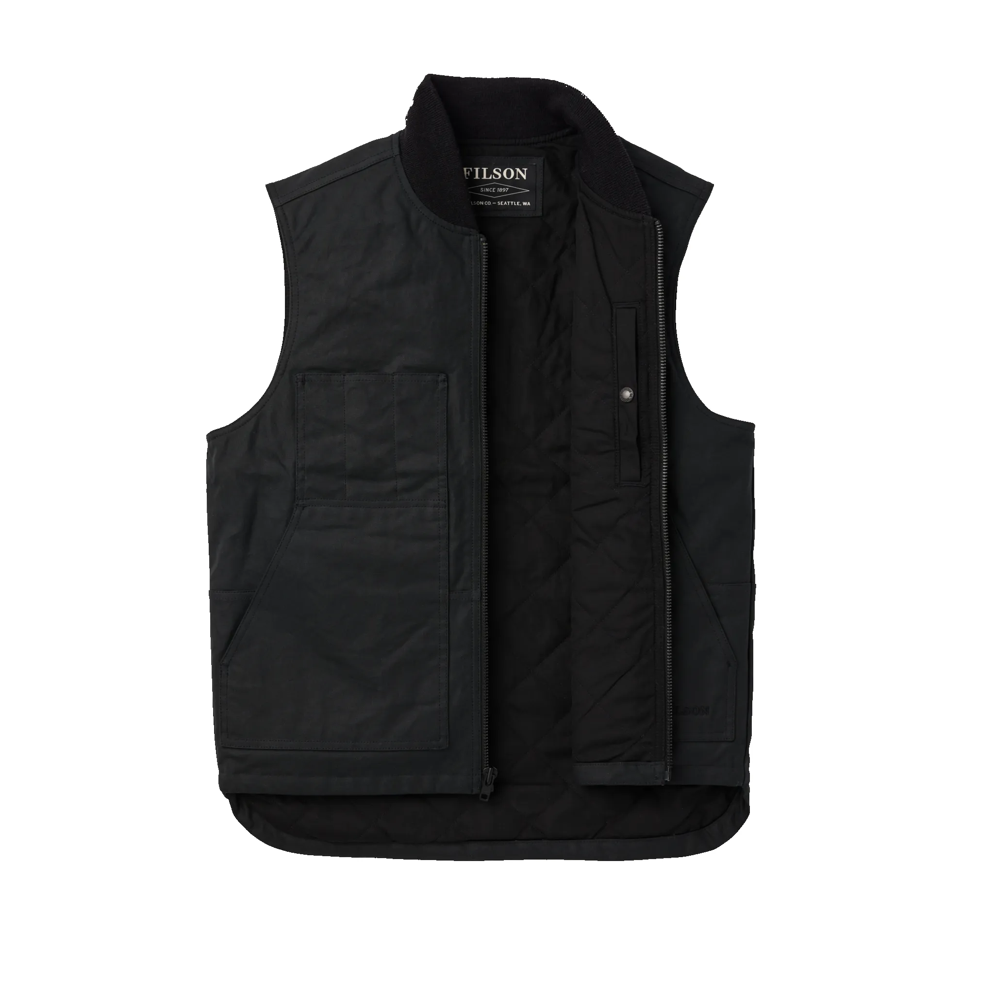 Tin Cloth Insulated Work Vest - Black sold by Filson product image thumbnail 3