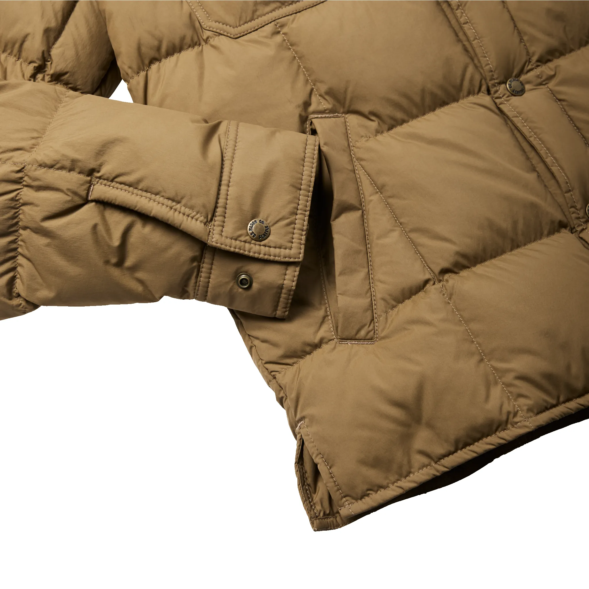 Lightweight Down Jac-shirt - Dark Tan sold by Filson product image thumbnail 5