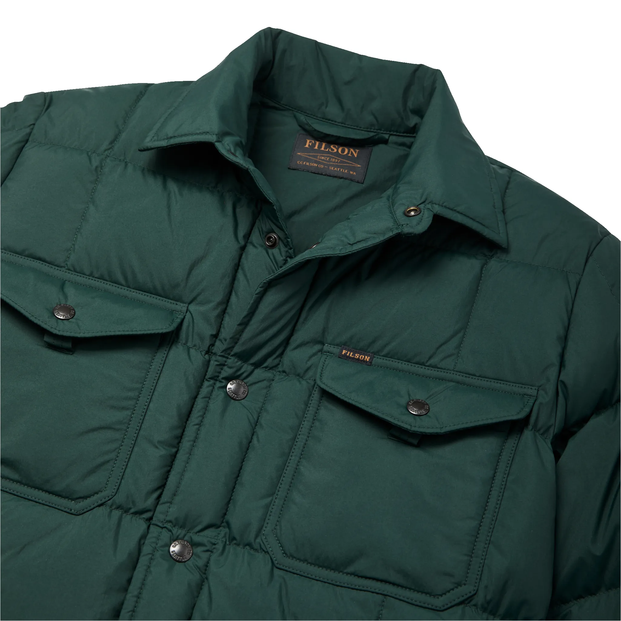 Lightweight Down Jac-shirt - Fir sold by Filson product image thumbnail 4