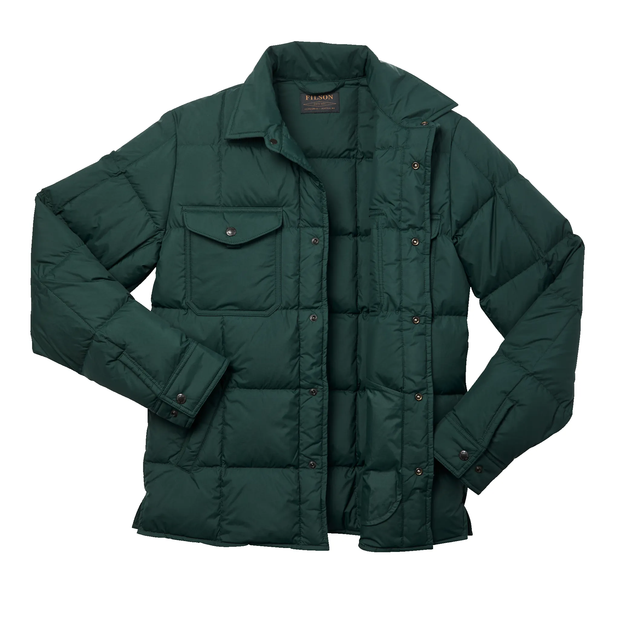 Lightweight Down Jac-shirt - Fir sold by Filson product image thumbnail 3