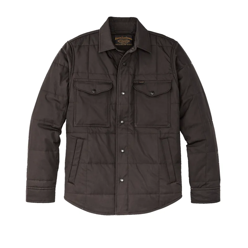 Cover Cloth Quilted Jac-shirt - Cinder sold by Filson