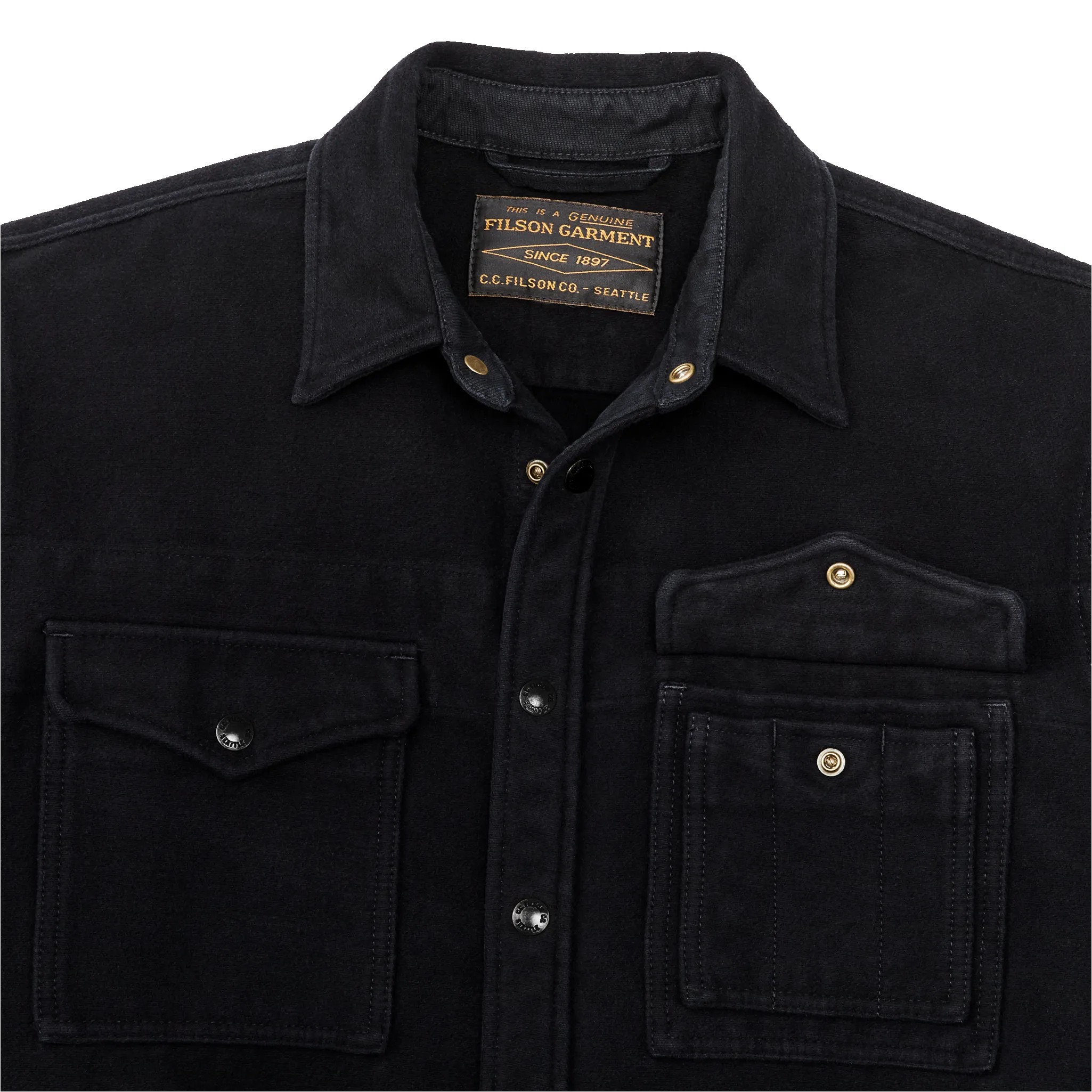 Beartooth Jac-shirt - Anthracite sold by Filson product image thumbnail 4