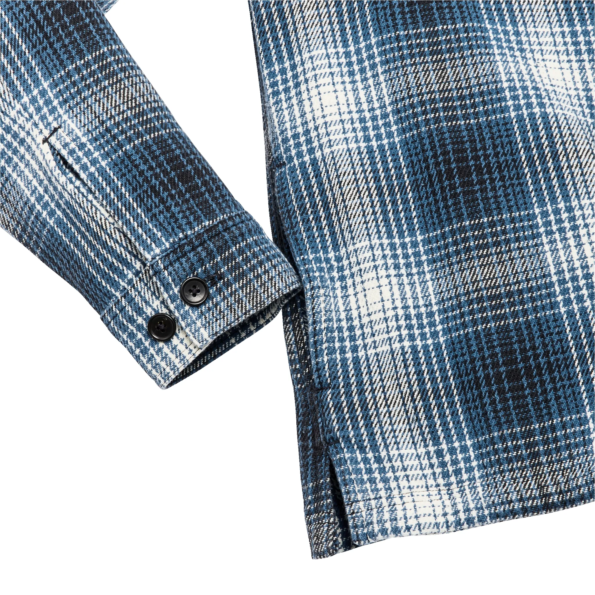 Deer Island Jac-shirt - Cobalt / Natural Shadow Plaid sold by Filson product image thumbnail 5
