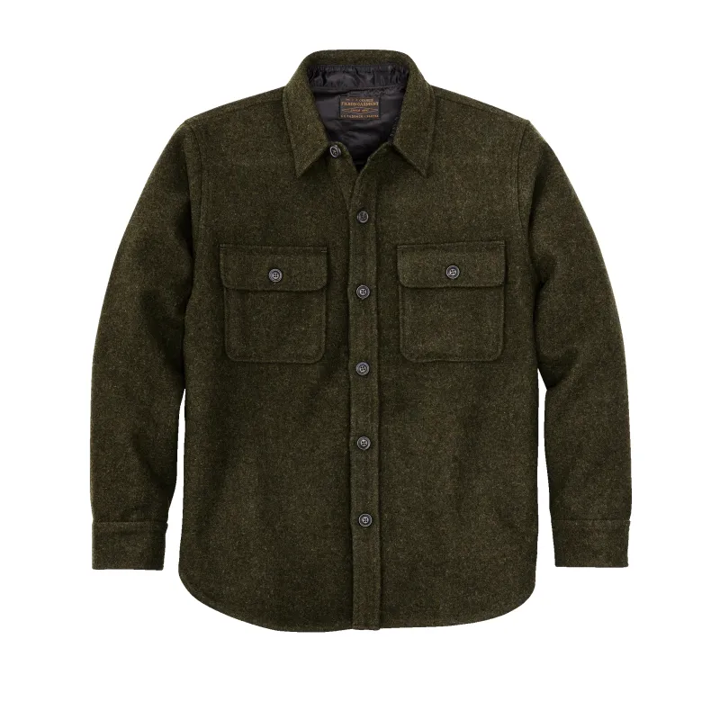 Cpo Wool Jac-shirt - Forest Green sold by Filson