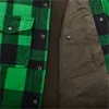 Lined Mackinaw Wool Jac Shirt - Acid Green / Black Heritage Plaid X sold by Filson