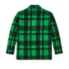 Lined Mackinaw Wool Jac Shirt - Acid Green / Black Heritage Plaid X sold by Filson