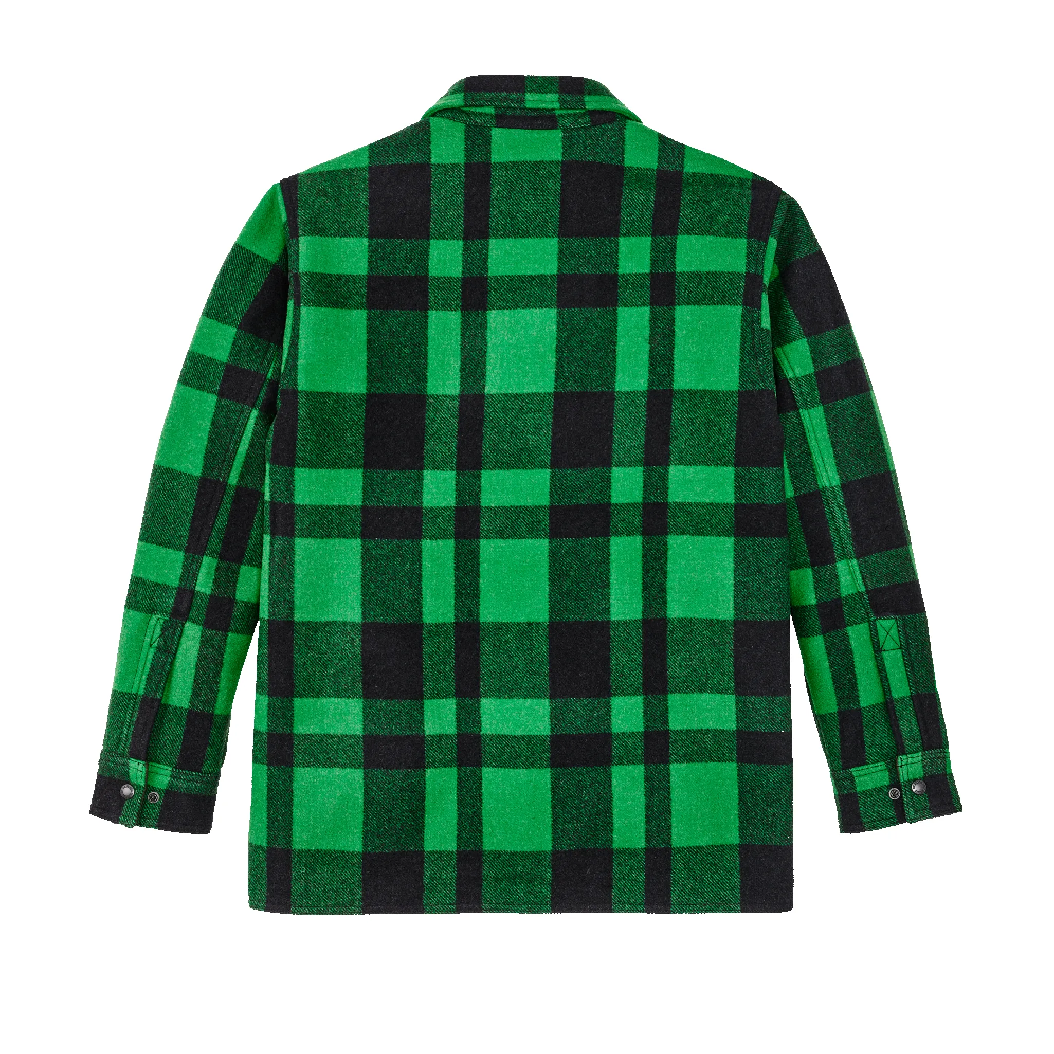 Lined Mackinaw Wool Jac Shirt - Acid Green / Black Heritage Plaid X sold by Filson product image thumbnail 2
