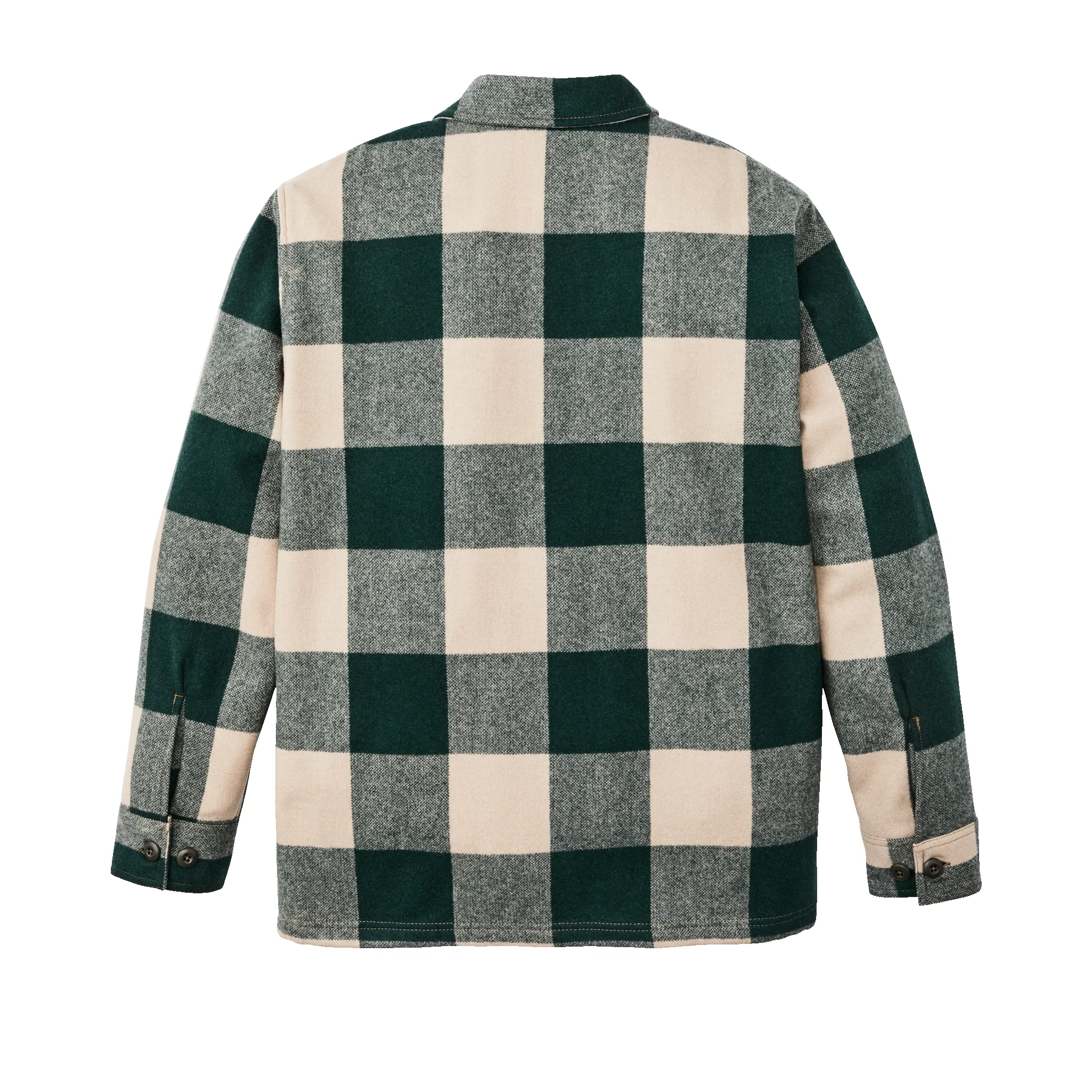 Wool Jac-shirt - Pine / Beige Check sold by Filson product image thumbnail 2