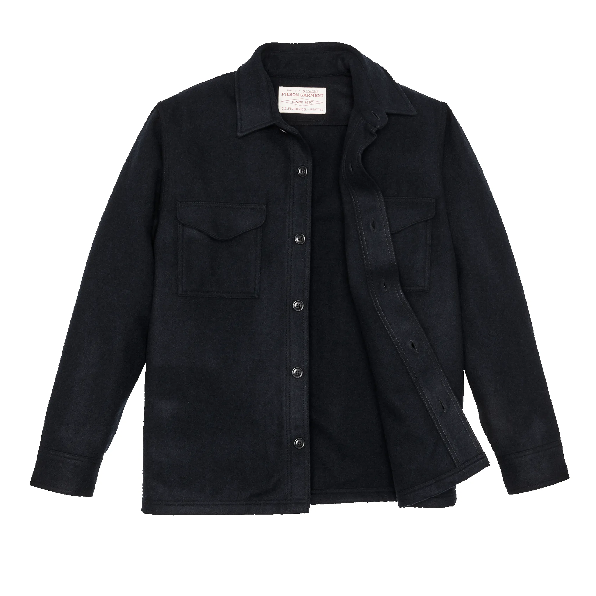 Wool Jac-shirt - Navy sold by Filson product image thumbnail 3