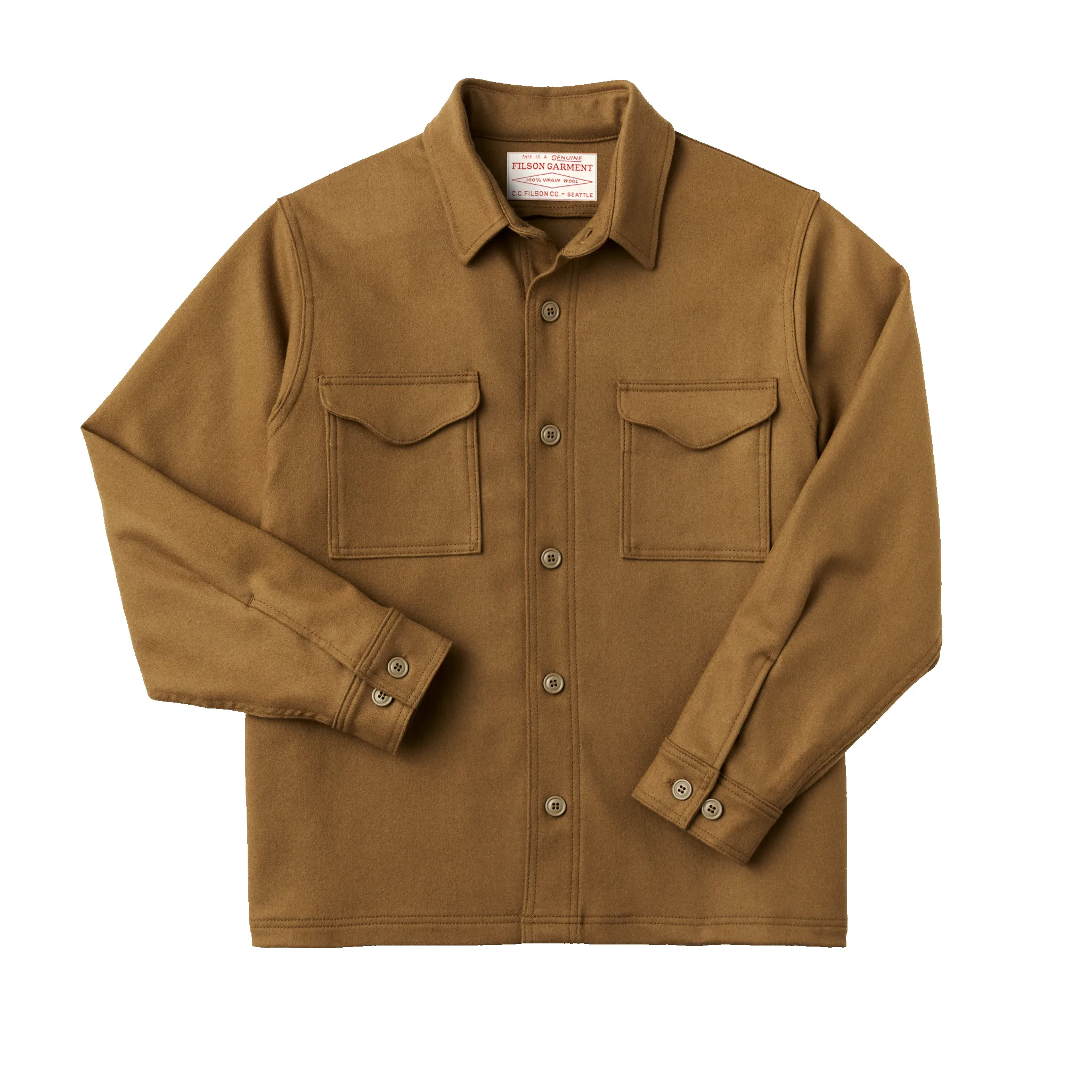 Jac-shirt - Dark Tan sold by Filson