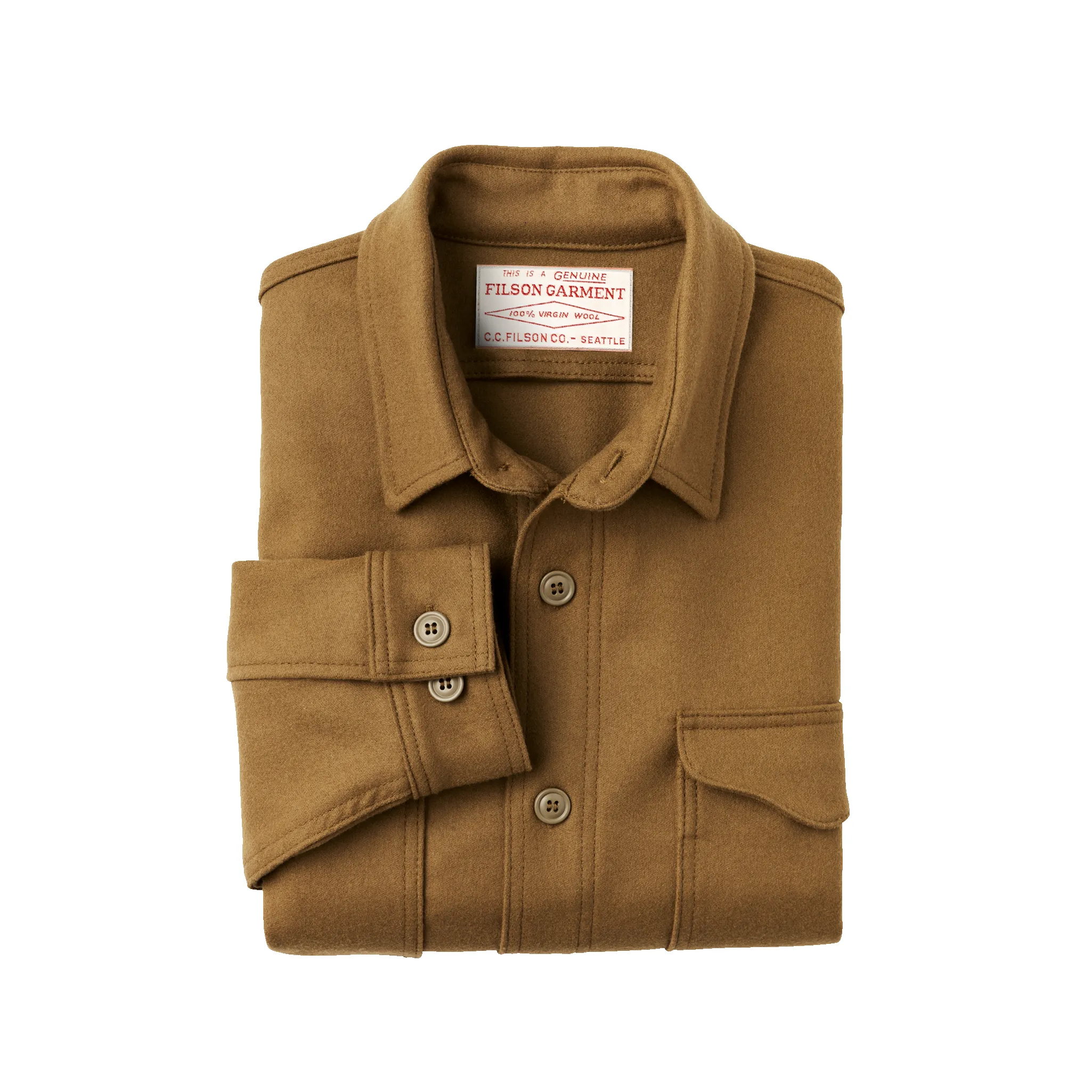 Jac-shirt - Dark Tan sold by Filson product image thumbnail 3