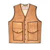 Shearling Cruiser Vest - Almond Beige sold by Filson
