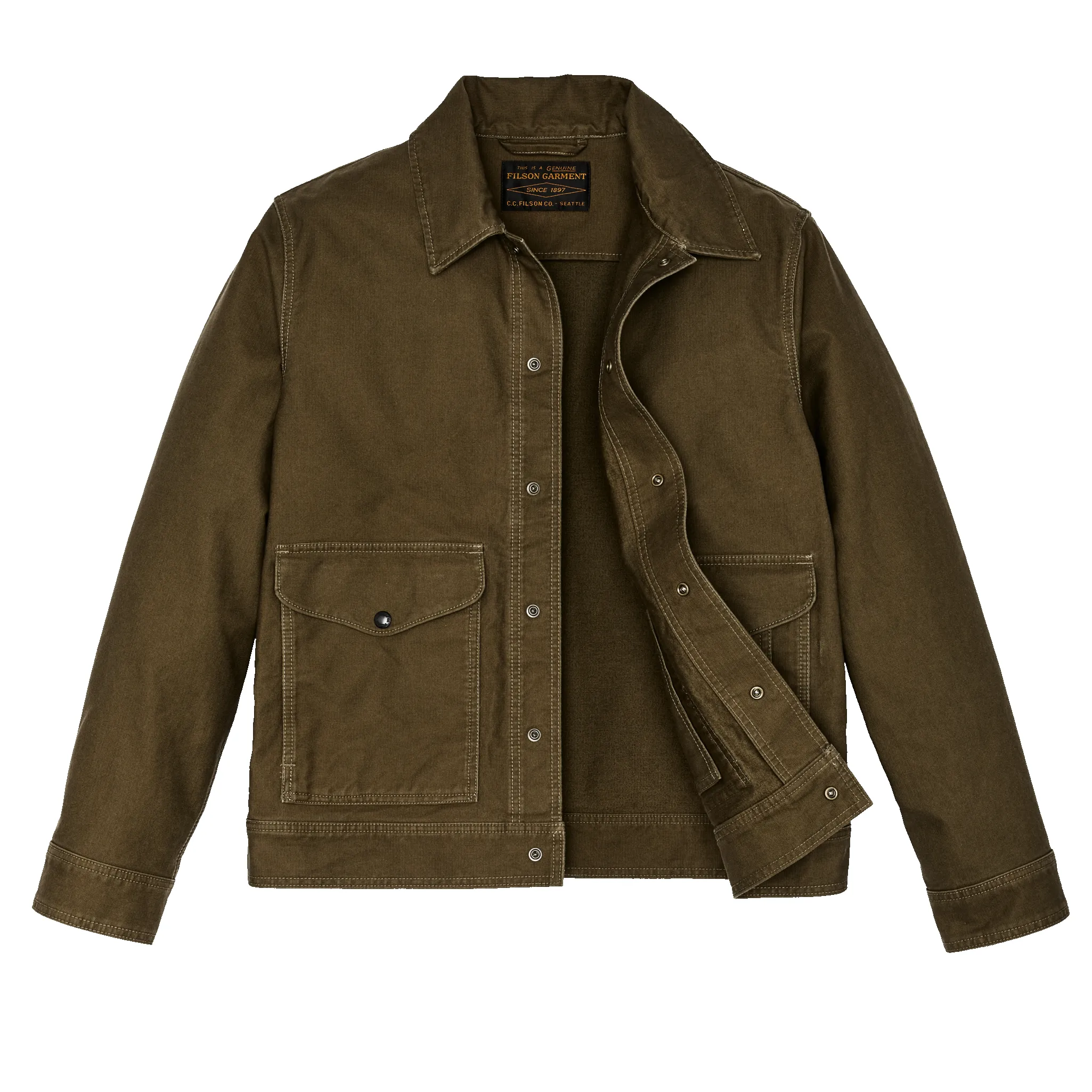 Jungle Cloth Work Jacket - Dark Olive sold by Filson product image thumbnail 3
