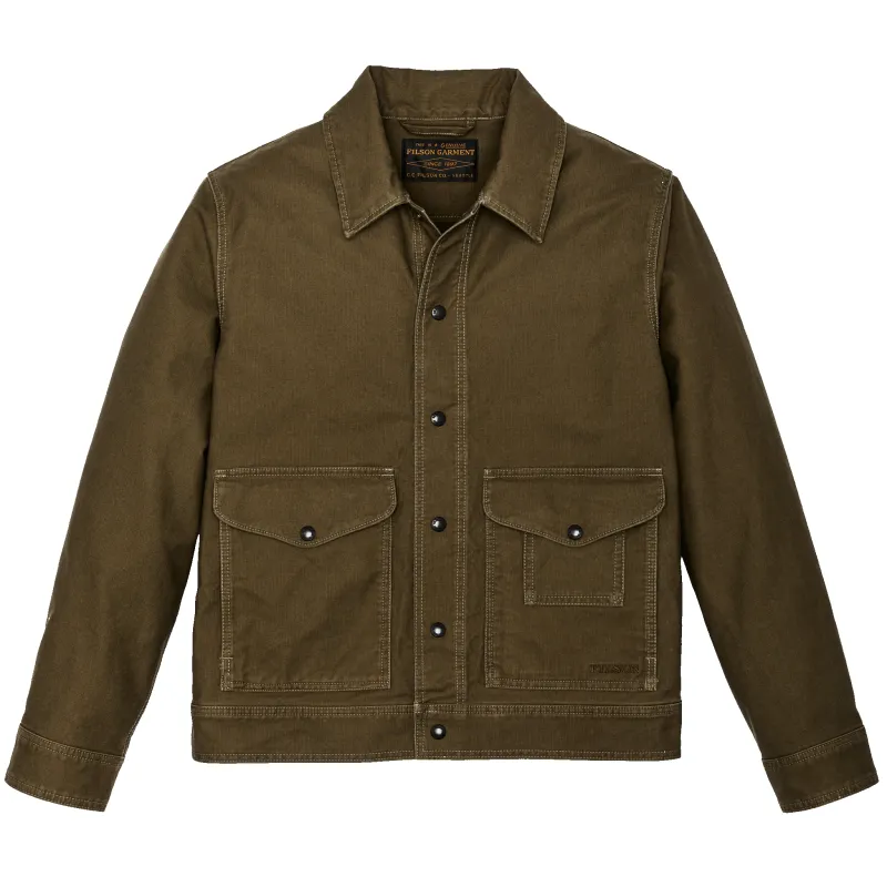 Jungle Cloth Work Jacket - Dark Olive sold by Filson