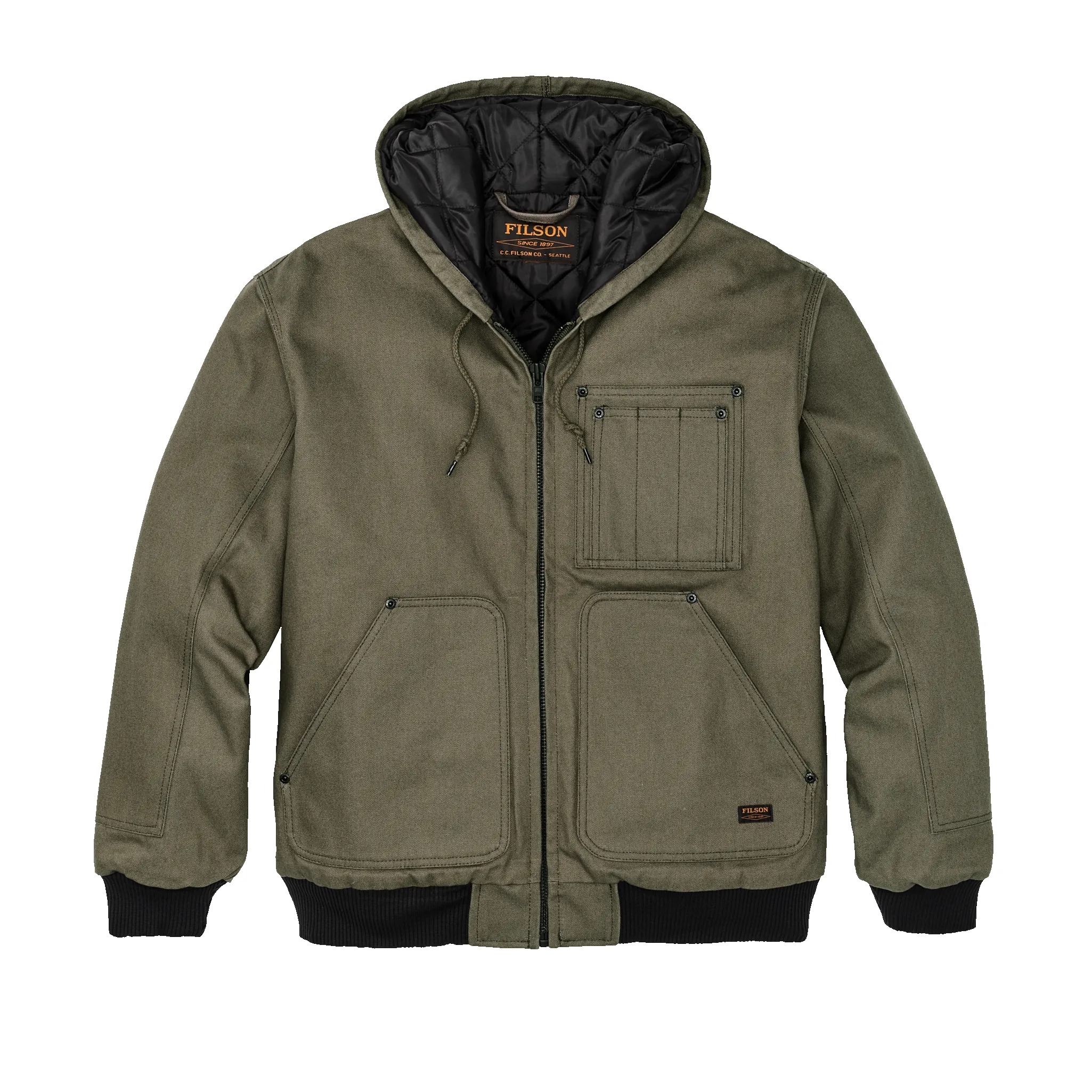 Worksmith Insulated Bomber Jacket - Tarmac sold by Filson