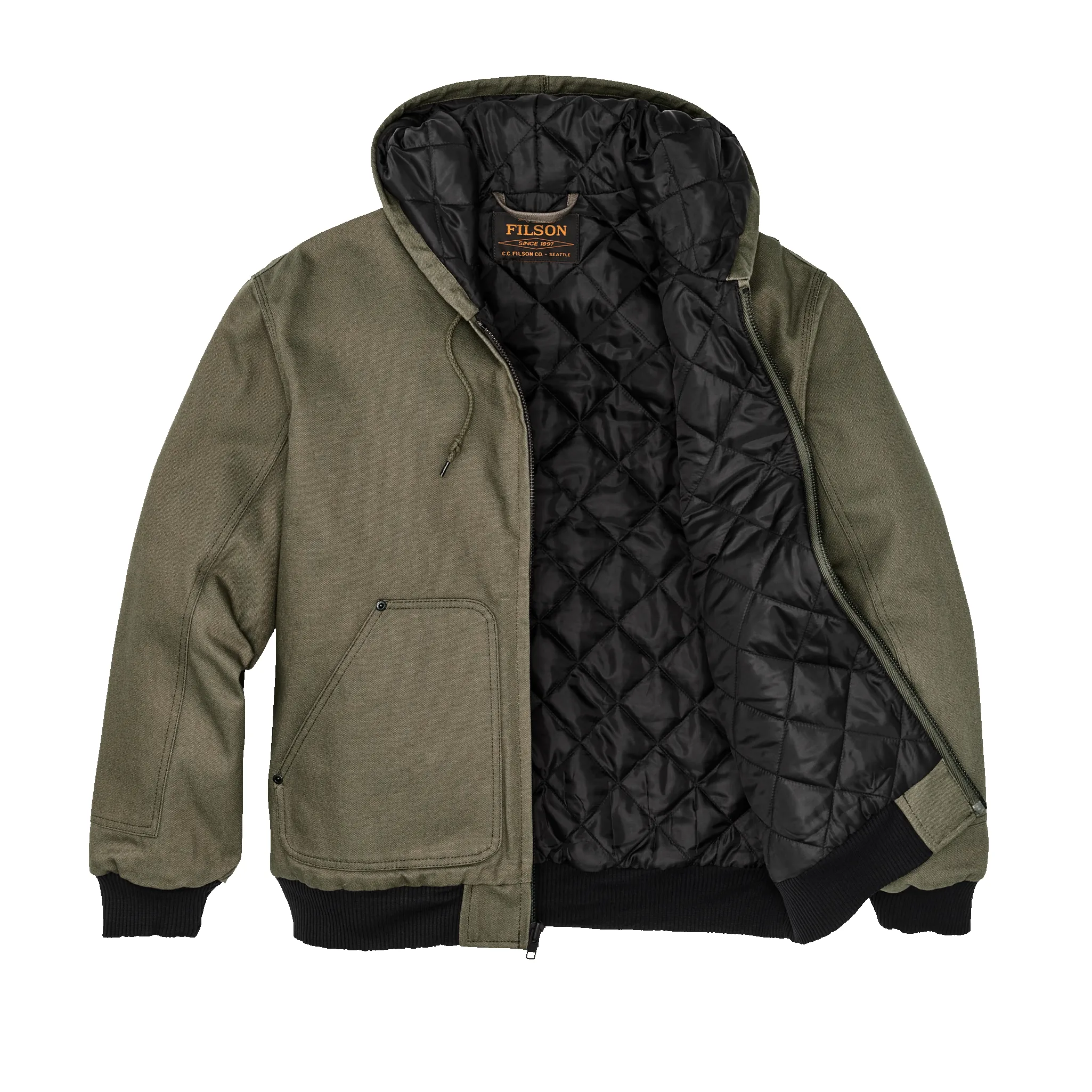 Worksmith Insulated Bomber Jacket - Tarmac sold by Filson product image thumbnail 3