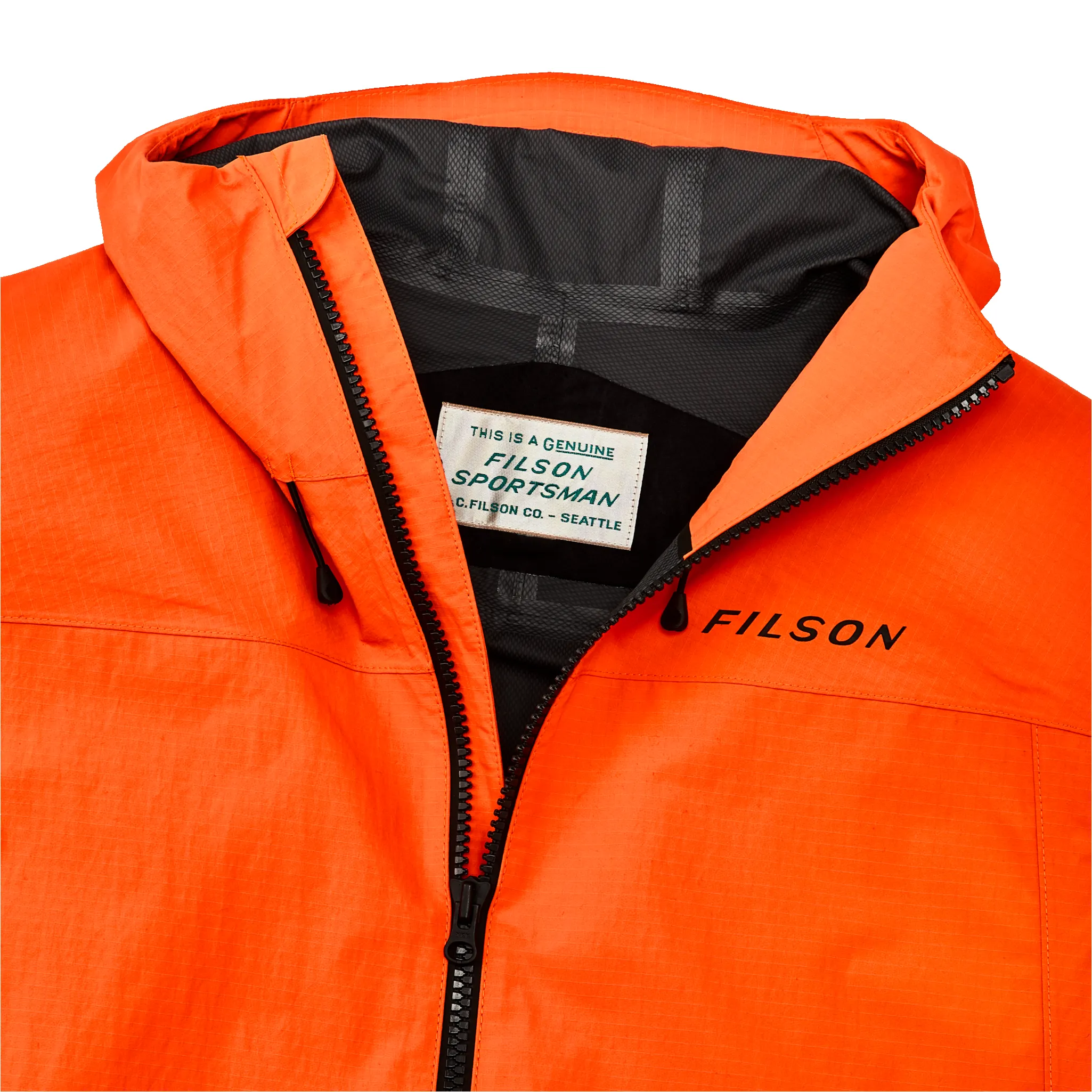 Swiftwater Rain Jacket - Blaze Orange sold by Filson product image thumbnail 4