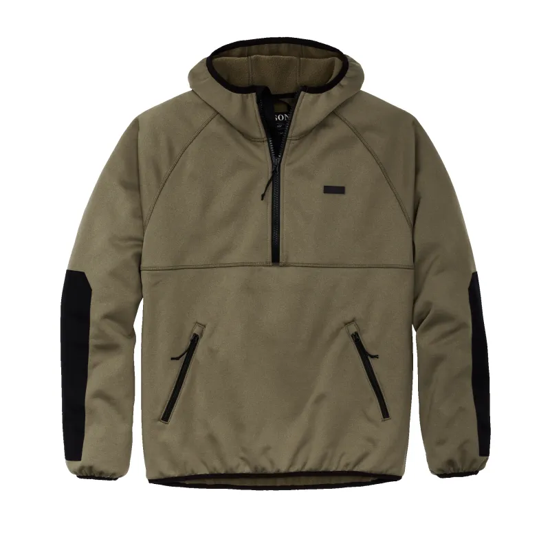 Granite Spire Fleece Pullover  - Field Olive sold by Filson