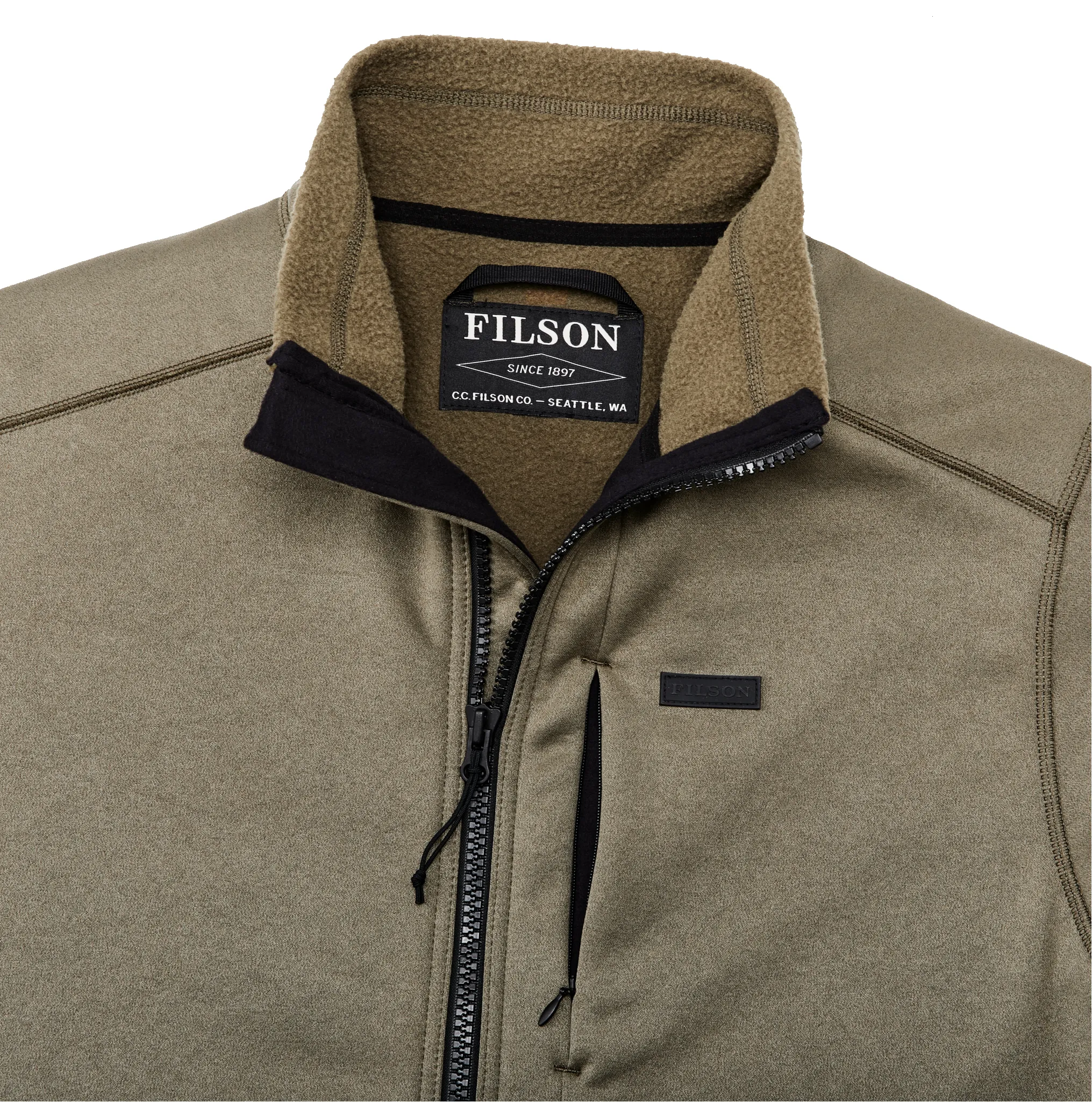 Granite Spire Fleece Jacket - Field Olive sold by Filson product image thumbnail 4