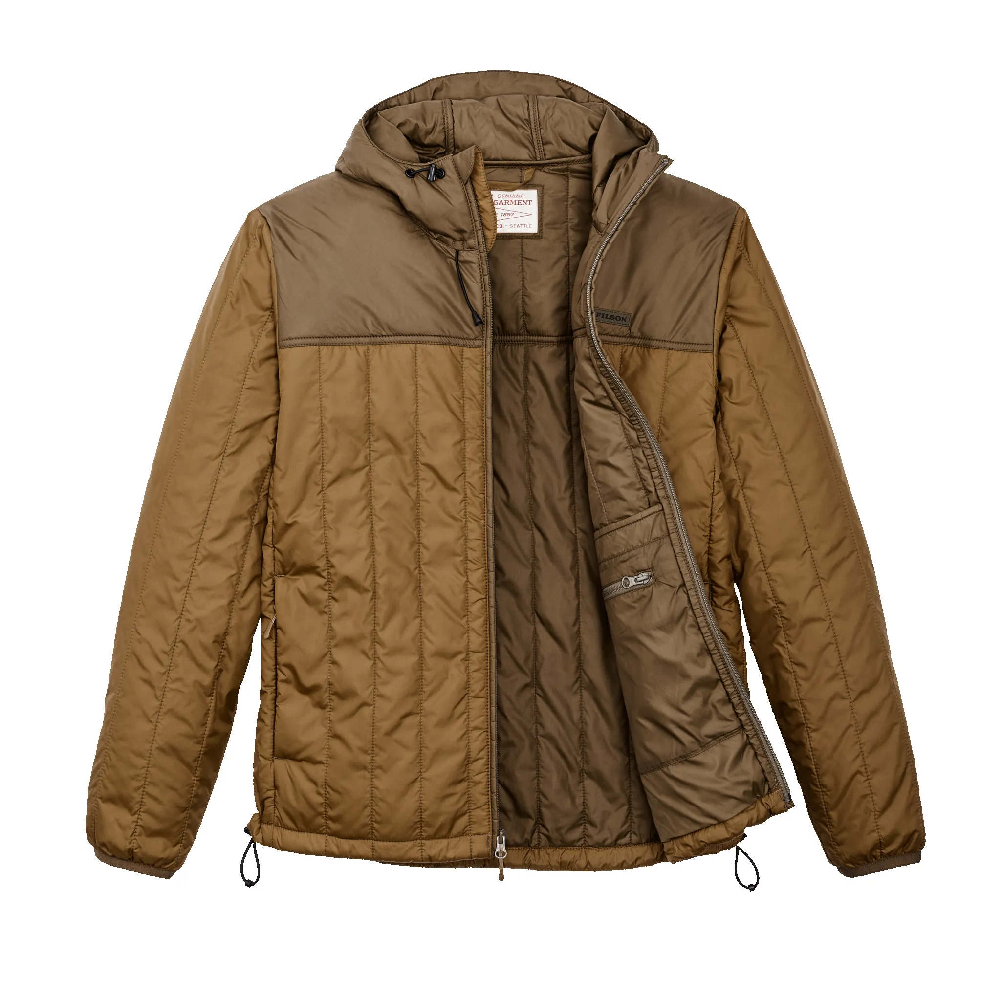 Ultralight Hooded Jacket - Gold Ochre / Beech sold by Filson product image thumbnail 3
