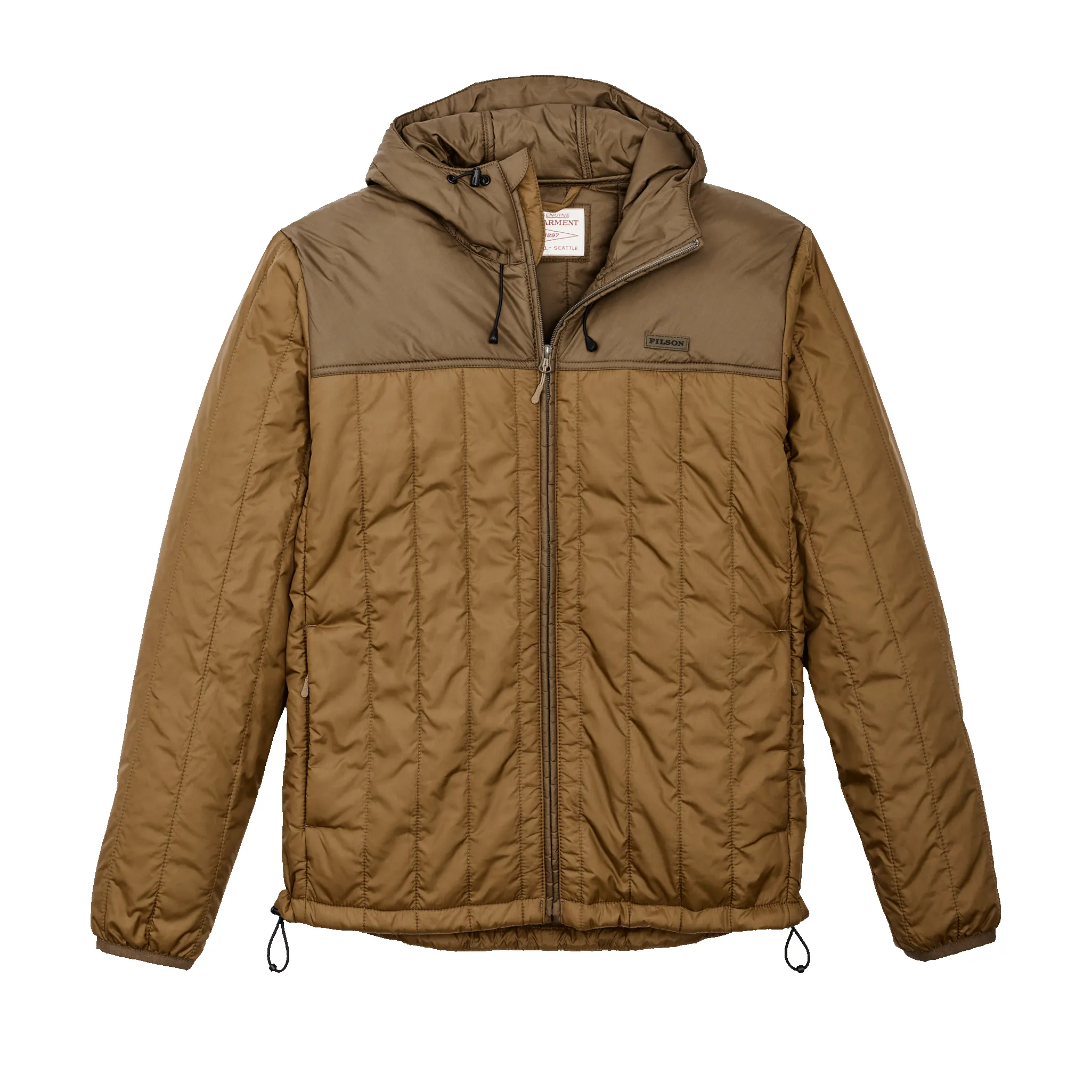 Ultralight Hooded Jacket - Gold Ochre / Beech sold by Filson