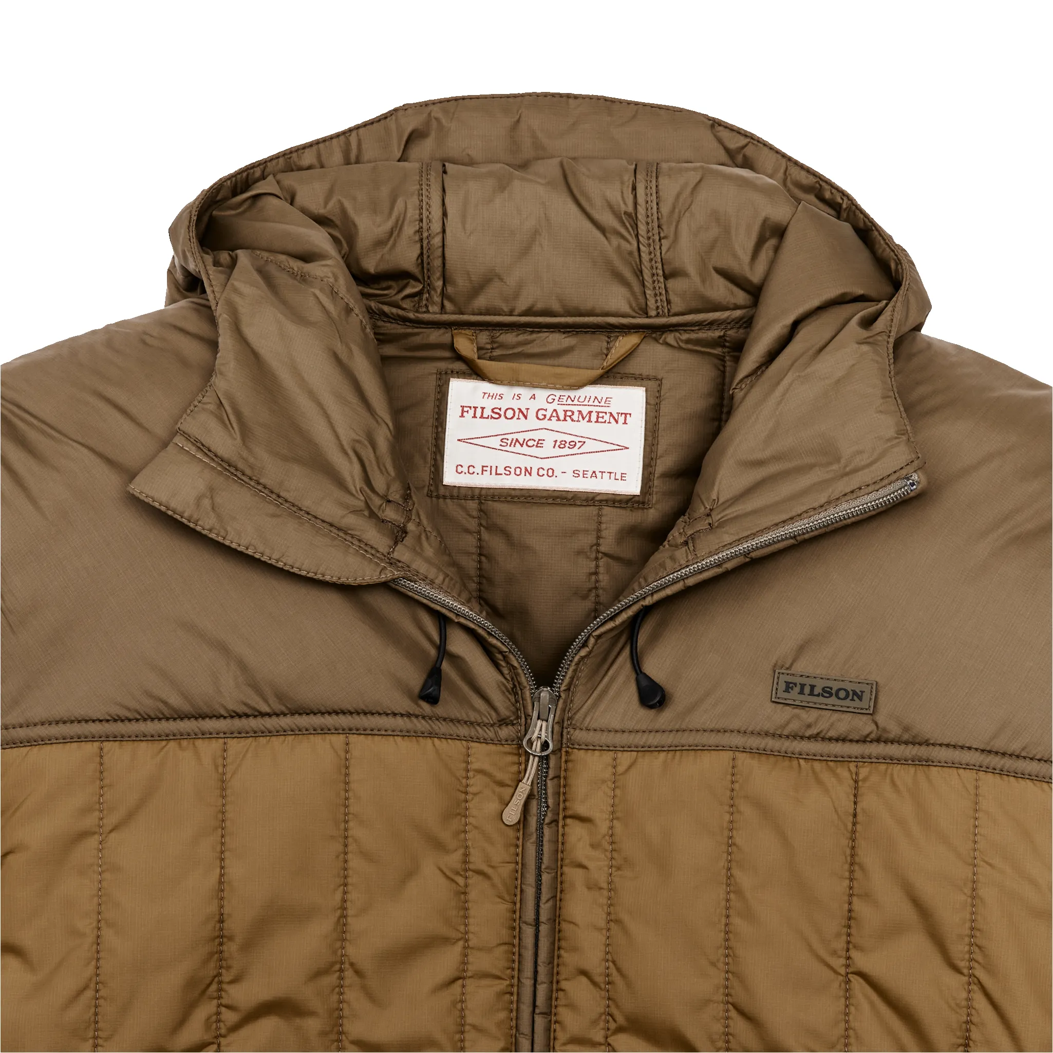 Ultralight Hooded Jacket - Gold Ochre / Beech sold by Filson product image thumbnail 4