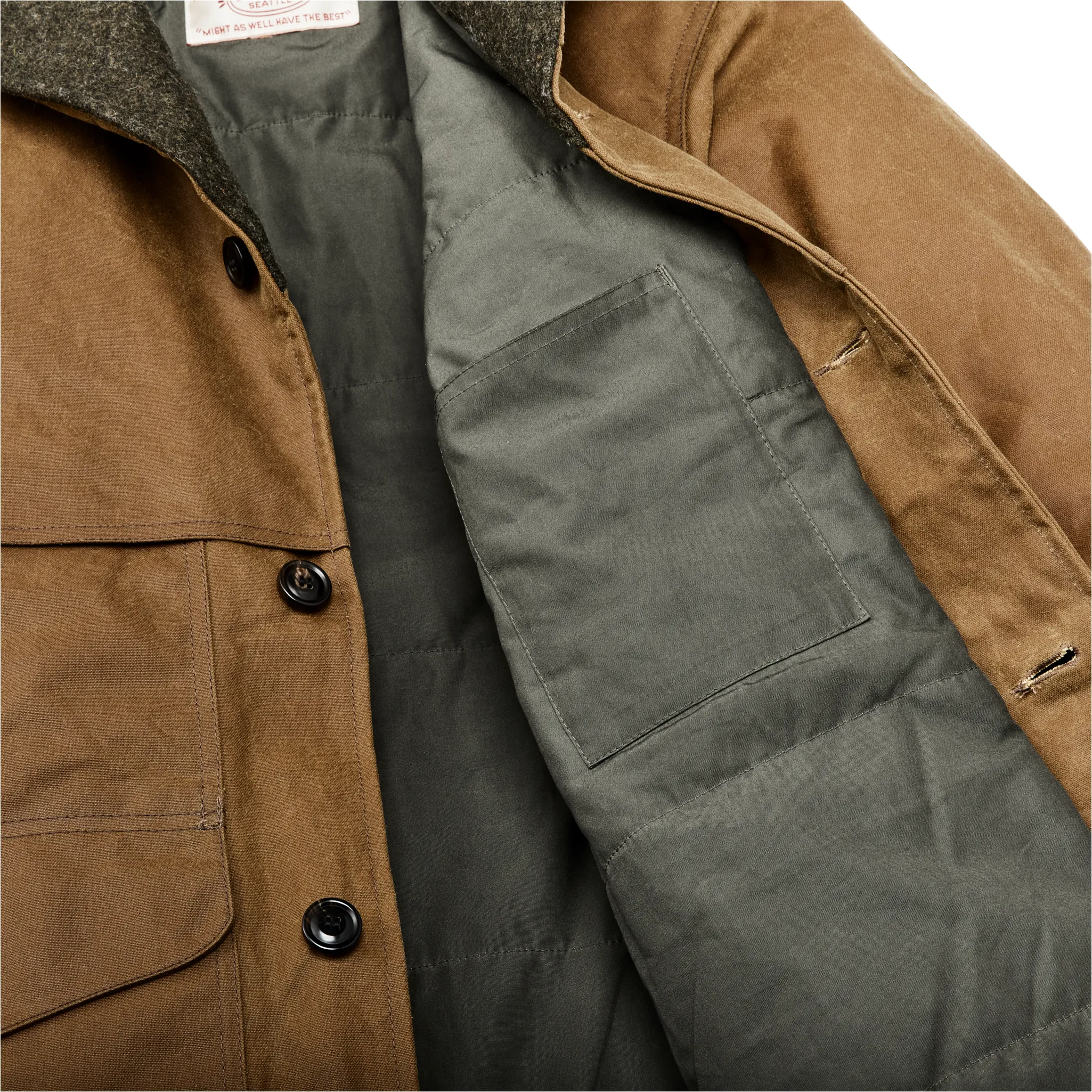 Tin Cloth Insulated Packer Coat - Dark Tan sold by Filson product image thumbnail 5