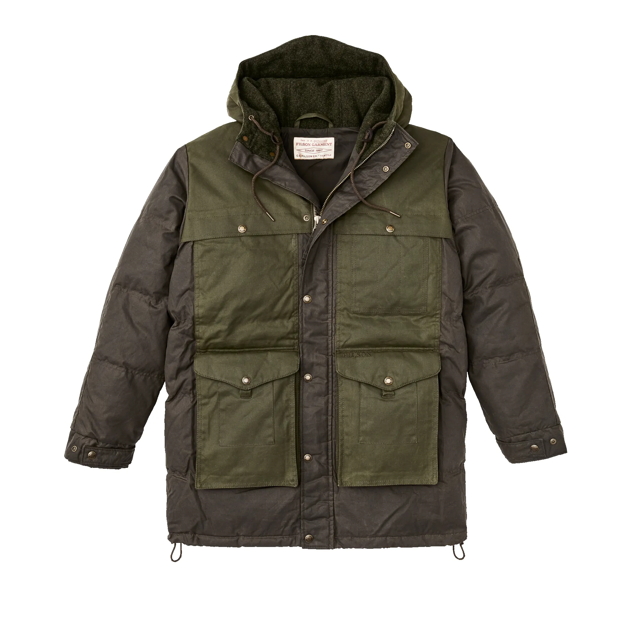 Down Cruiser Parka - Otter Green sold by Filson