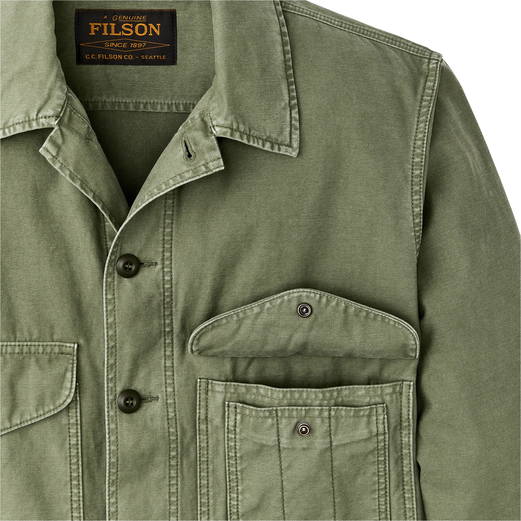 Field Cruiser Jacket - Washed Fatigue Green sold by Filson product image thumbnail 4