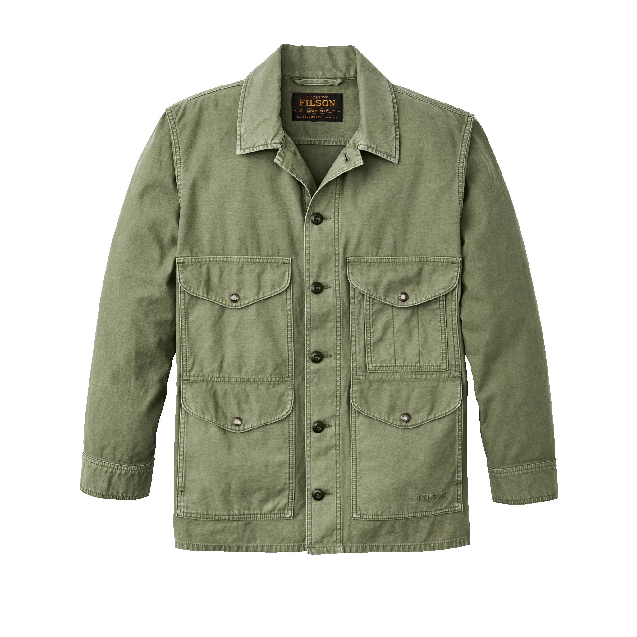 Field Cruiser Jacket - Washed Fatigue Green sold by Filson