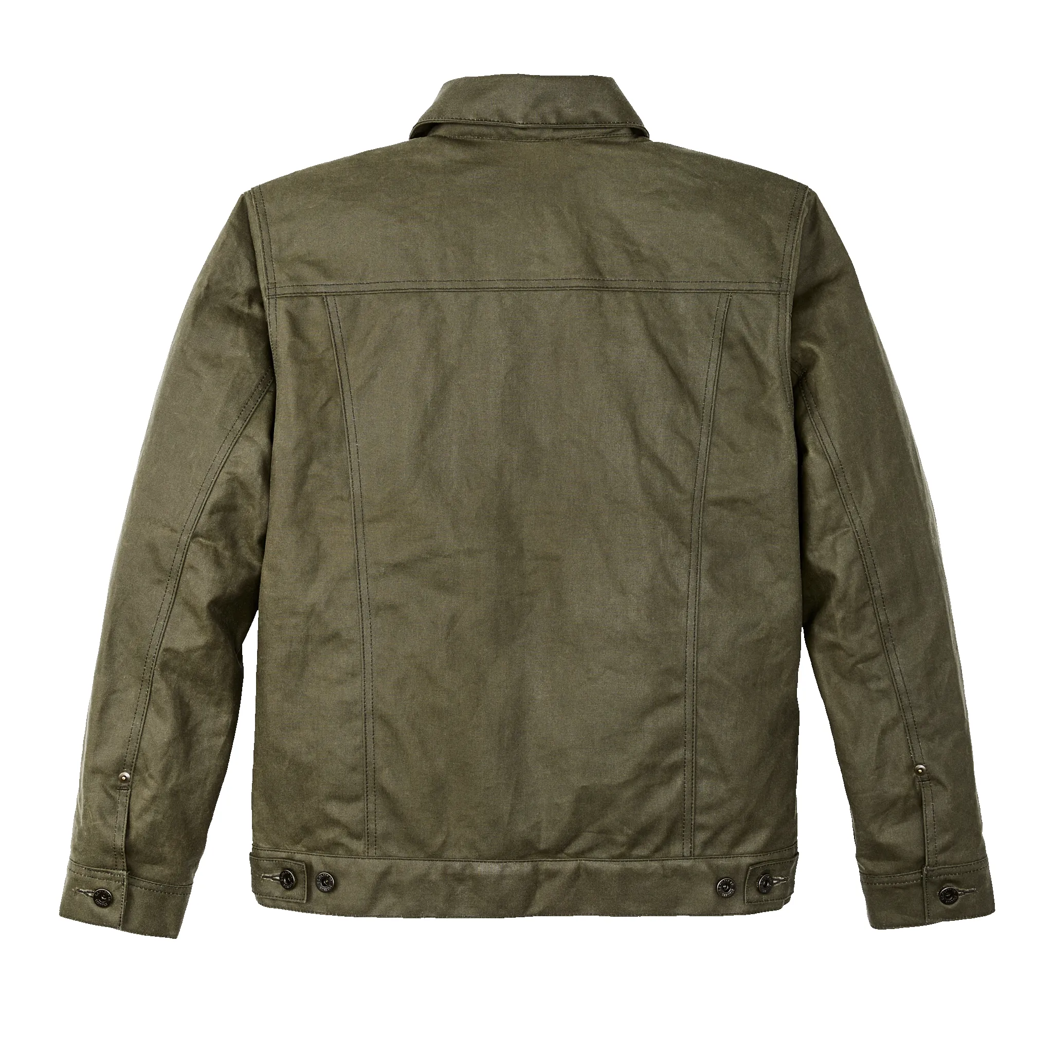 Tin Cloth Short Lined Cruiser Jacket - Military Green sold by Filson product image thumbnail 2