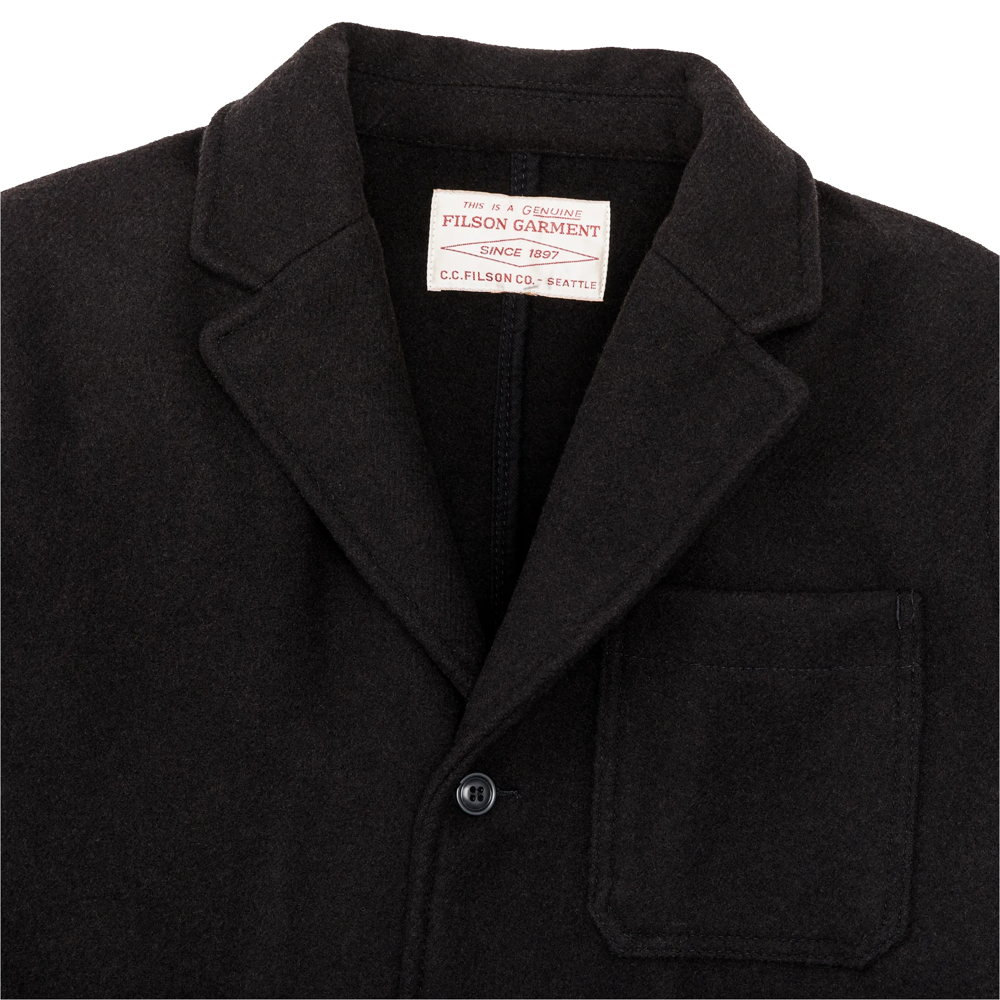 Mackinaw Wool Blazer - Brown Black Twill sold by Filson product image thumbnail 4