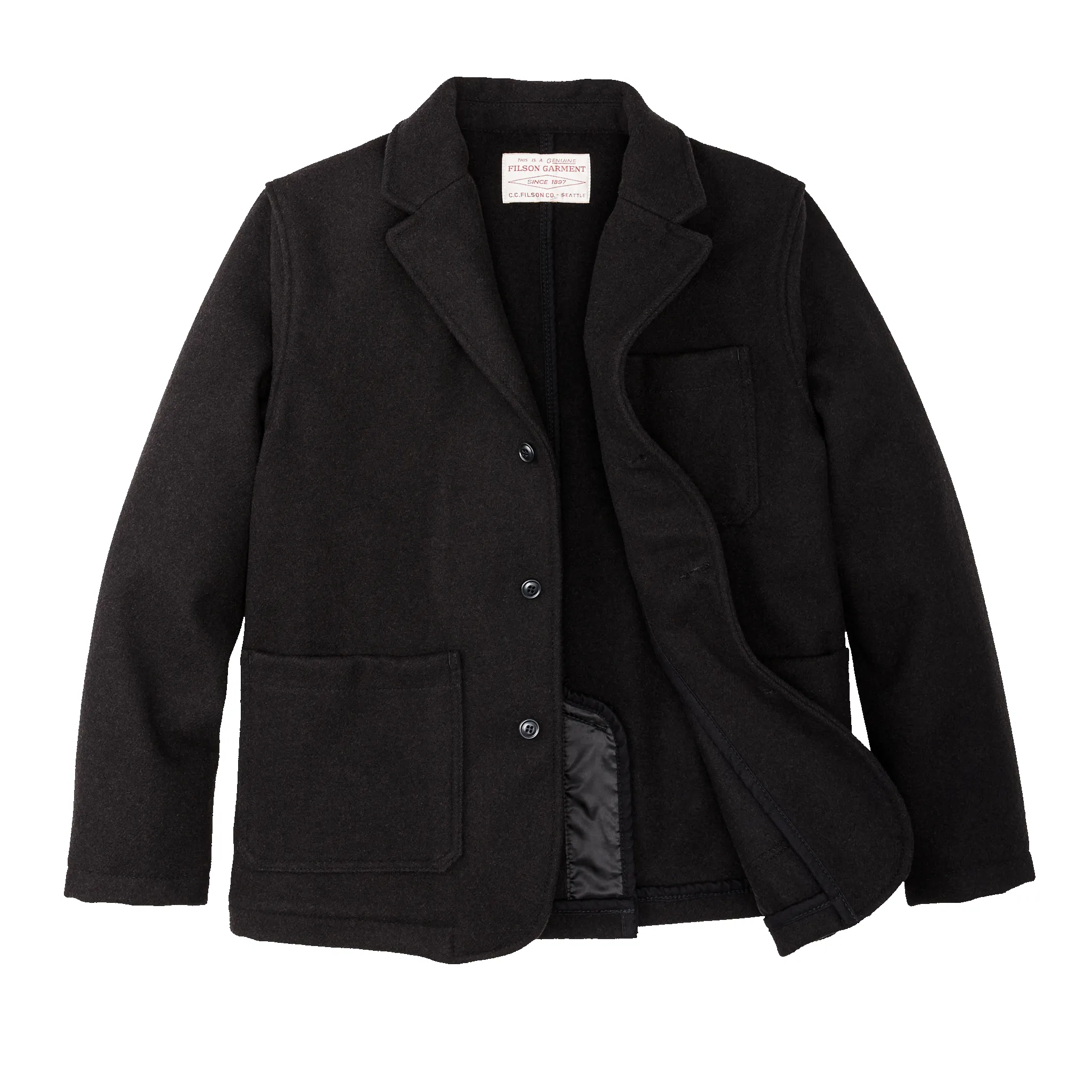 Mackinaw Wool Blazer - Brown Black Twill sold by Filson product image thumbnail 3