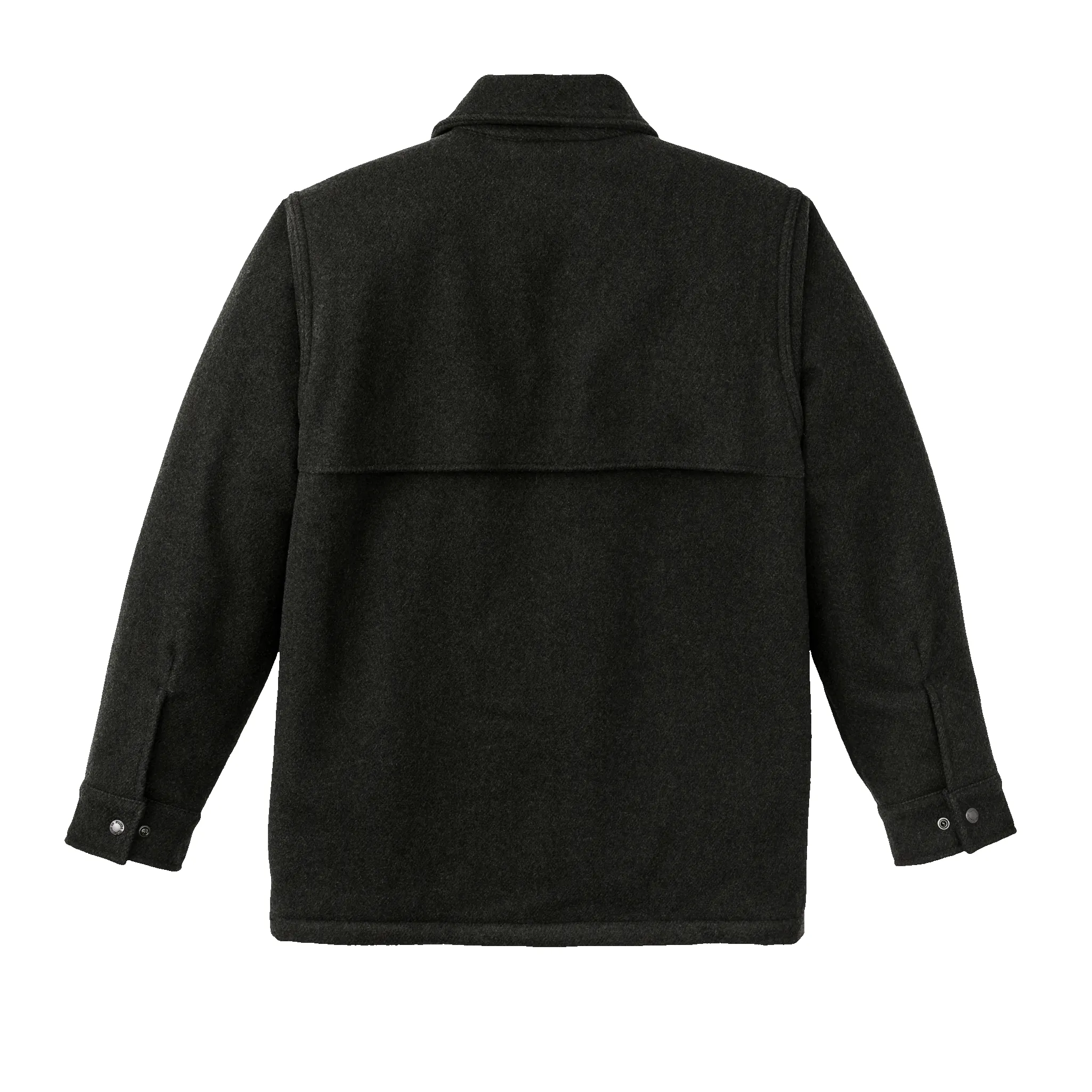 Lined Mackinaw Wool Cape Coat - Peat Black sold by Filson product image thumbnail 2