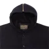 Mackinaw Wool Hooded Cruiser Jacket - Dark Navy sold by Filson