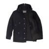 Mackinaw Wool Hooded Cruiser Jacket - Dark Navy sold by Filson