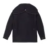 Mackinaw Wool Hooded Cruiser Jacket - Dark Navy sold by Filson