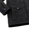 Mackinaw Wool Insulated Cruiser Jacket - Black Marl / Heather Check sold by Filson