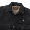 Mackinaw Wool Insulated Cruiser Jacket - Black Marl / Heather Check sold by Filson