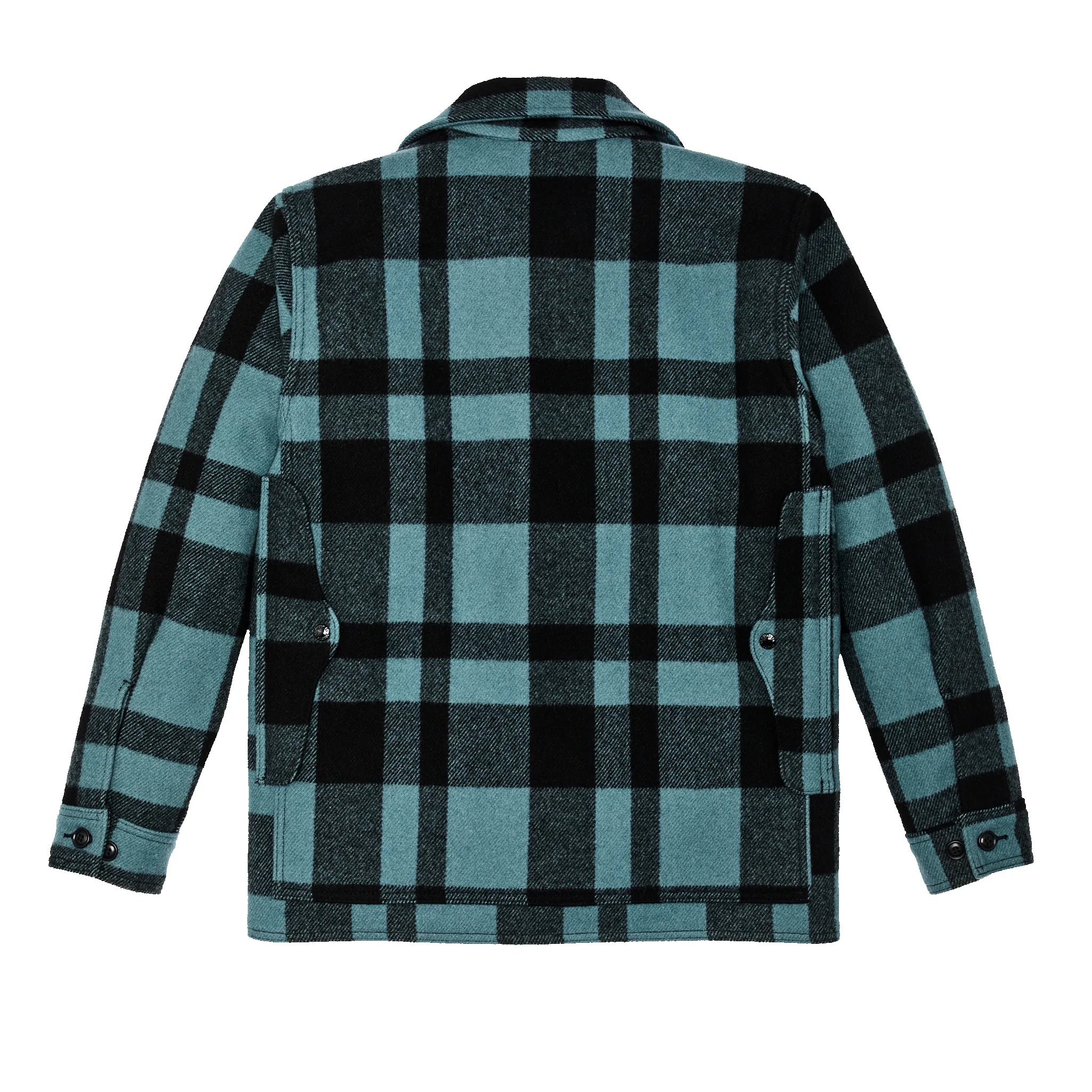Chris Stapleton Signature Mackinaw Wool Cruiser - Faded Blue / Black Heritage Plaid sold by Filson product image thumbnail 2