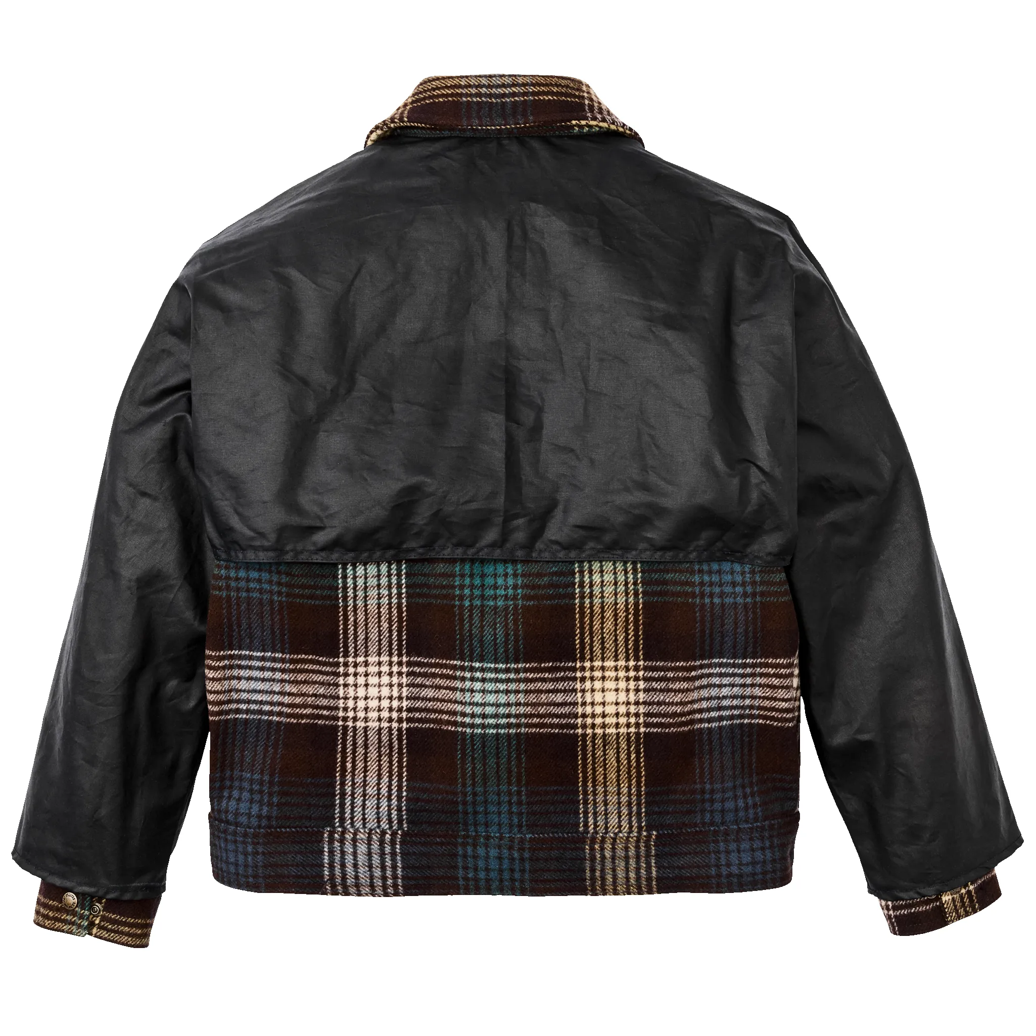 Mackinaw Wool Caped Jacket - Black Coffee / Navy sold by Filson product image thumbnail 2