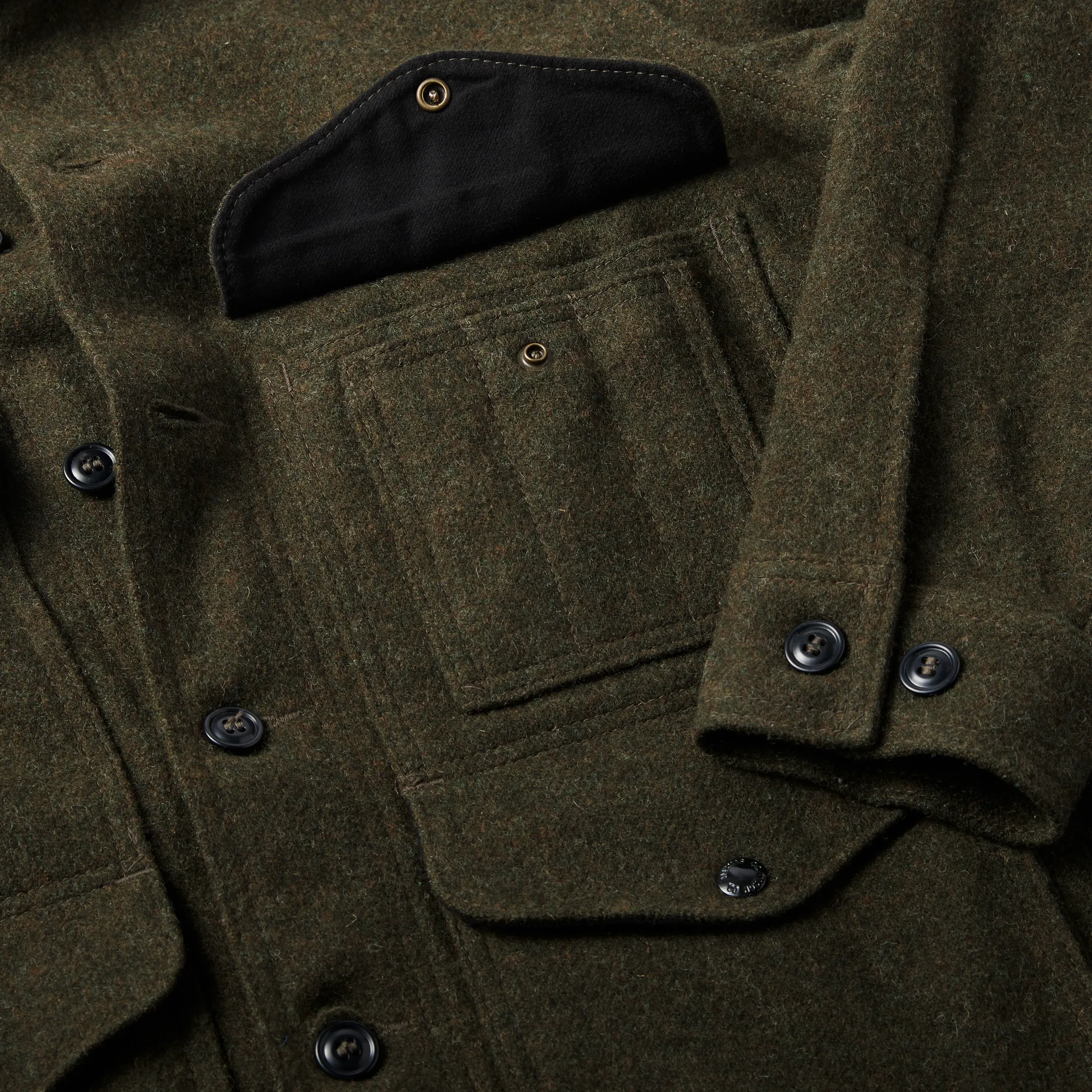 Mackinaw Wool Cruiser Jacket - Forest Green sold by Filson product image thumbnail 4